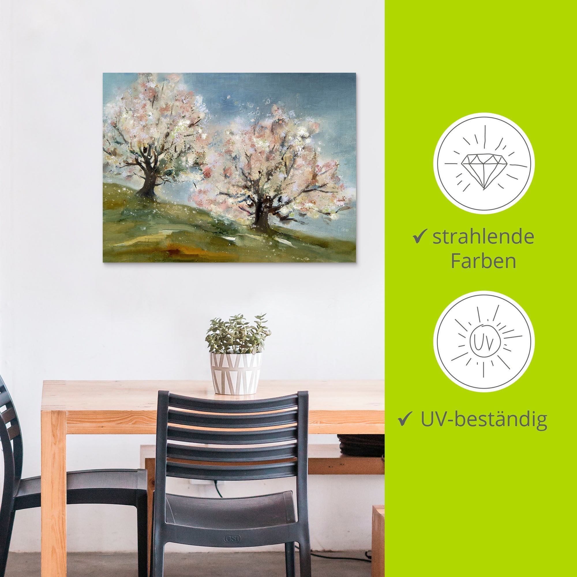 St.), (1 als Leinwandbild, Baumbilder, Alubild, BAUR Artland Obstbaumblüte«, Wandbild oder in versch. bestellen - Poster »Frühling Größen Wandaufkleber |