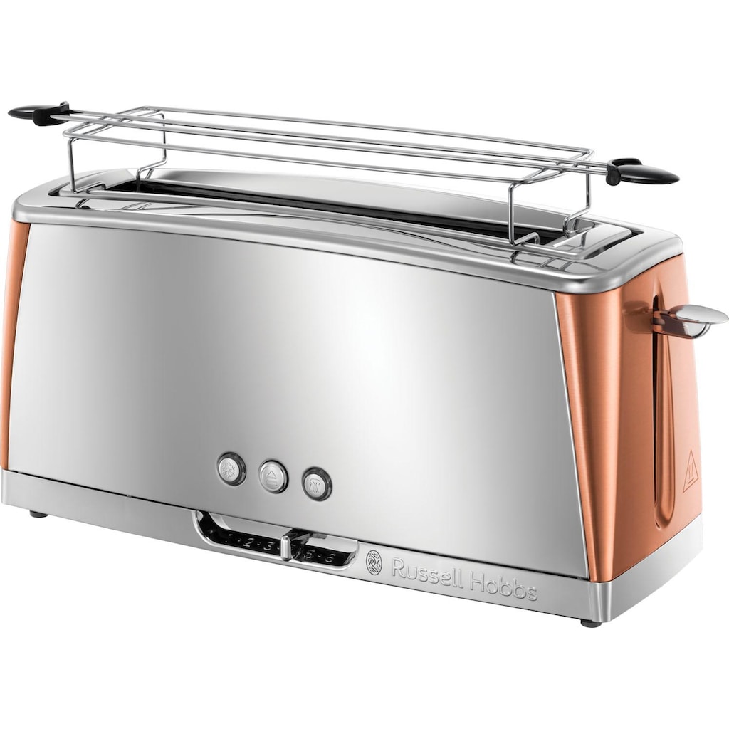 RUSSELL HOBBS Toaster »Luna Copper Accents 24310-56«, 1 langer Schlitz, für 2 Scheiben, 1420 W