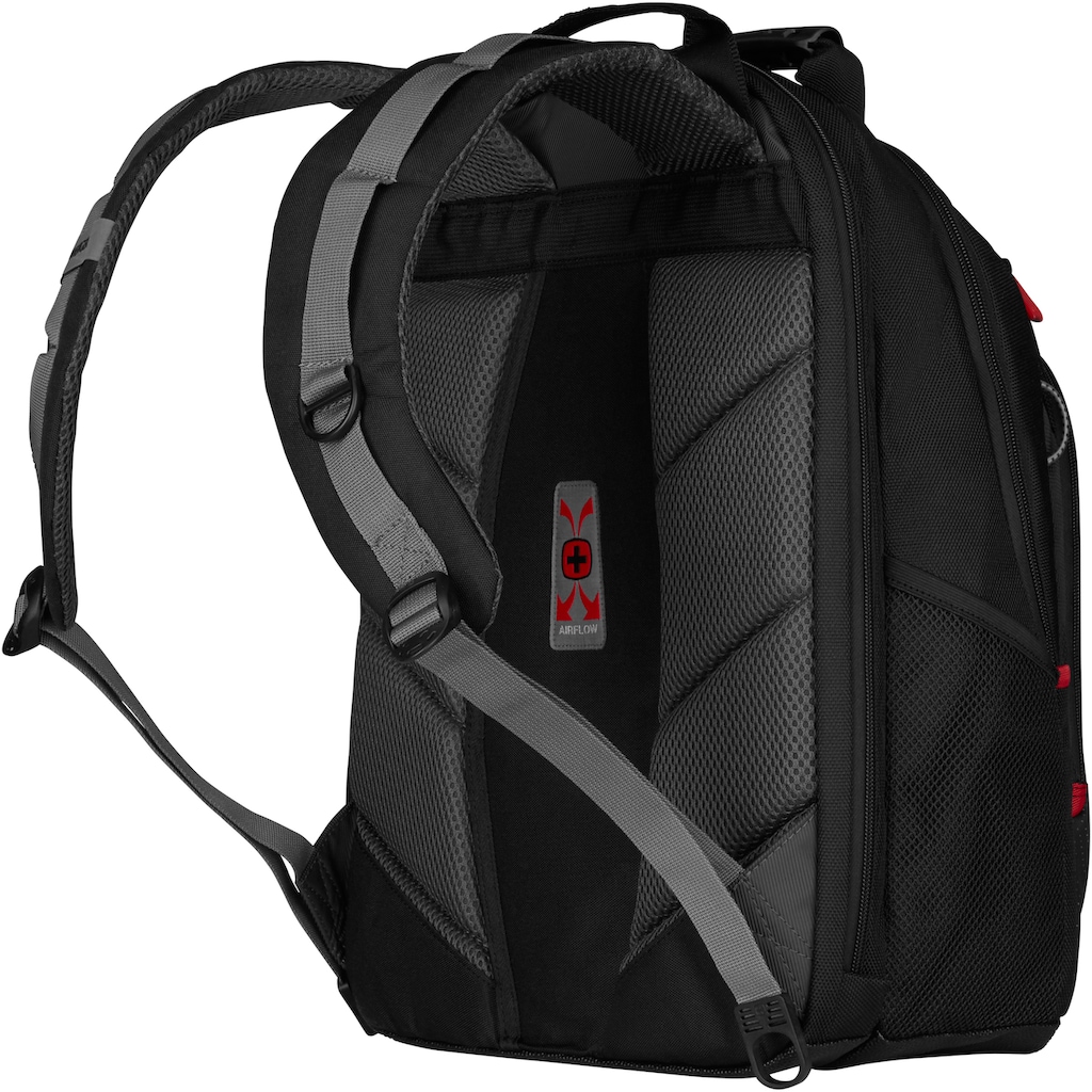 Wenger Laptoprucksack »Legacy, schwarz/grau«, für Laptops bis 16 Zoll