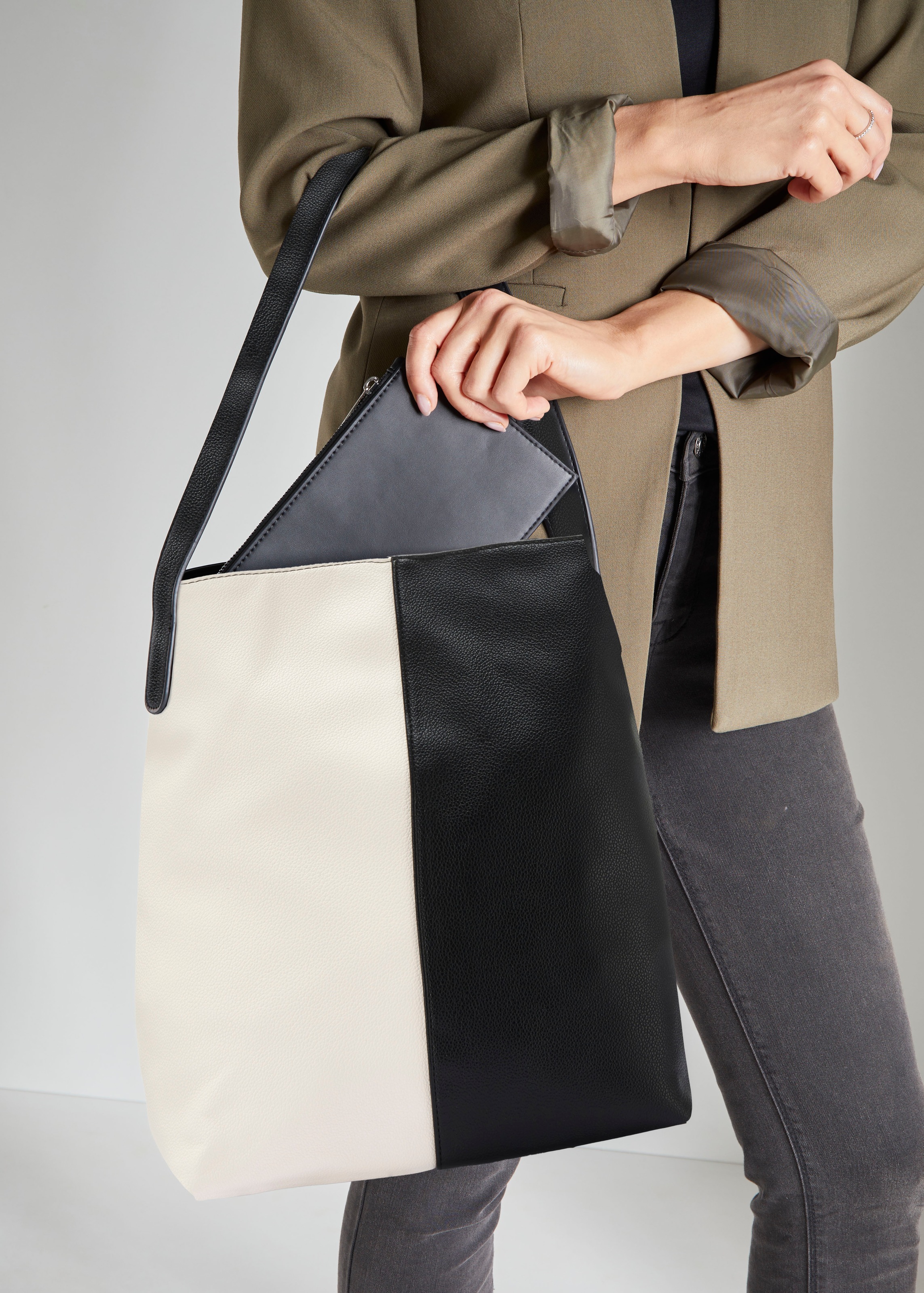 Vivance Shopper "Schultertasche" mit kleiner Innentasche, Handtasche, Damen günstig online kaufen
