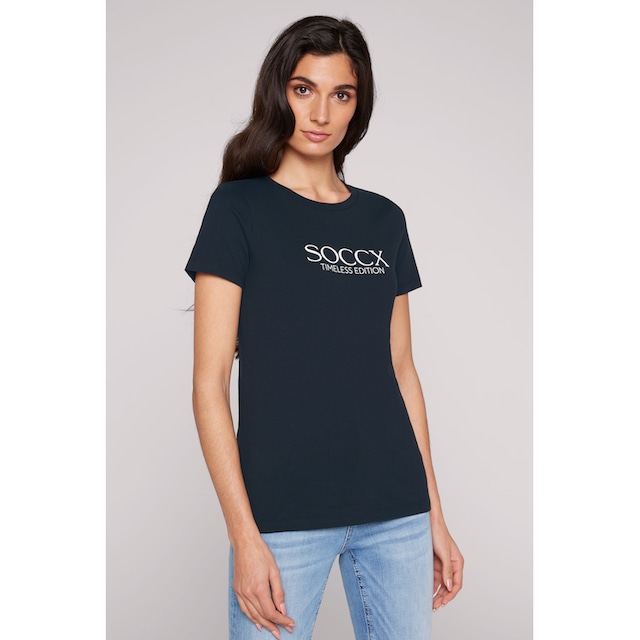 SOCCX Rundhalsshirt, aus Baumwolle für bestellen | BAUR