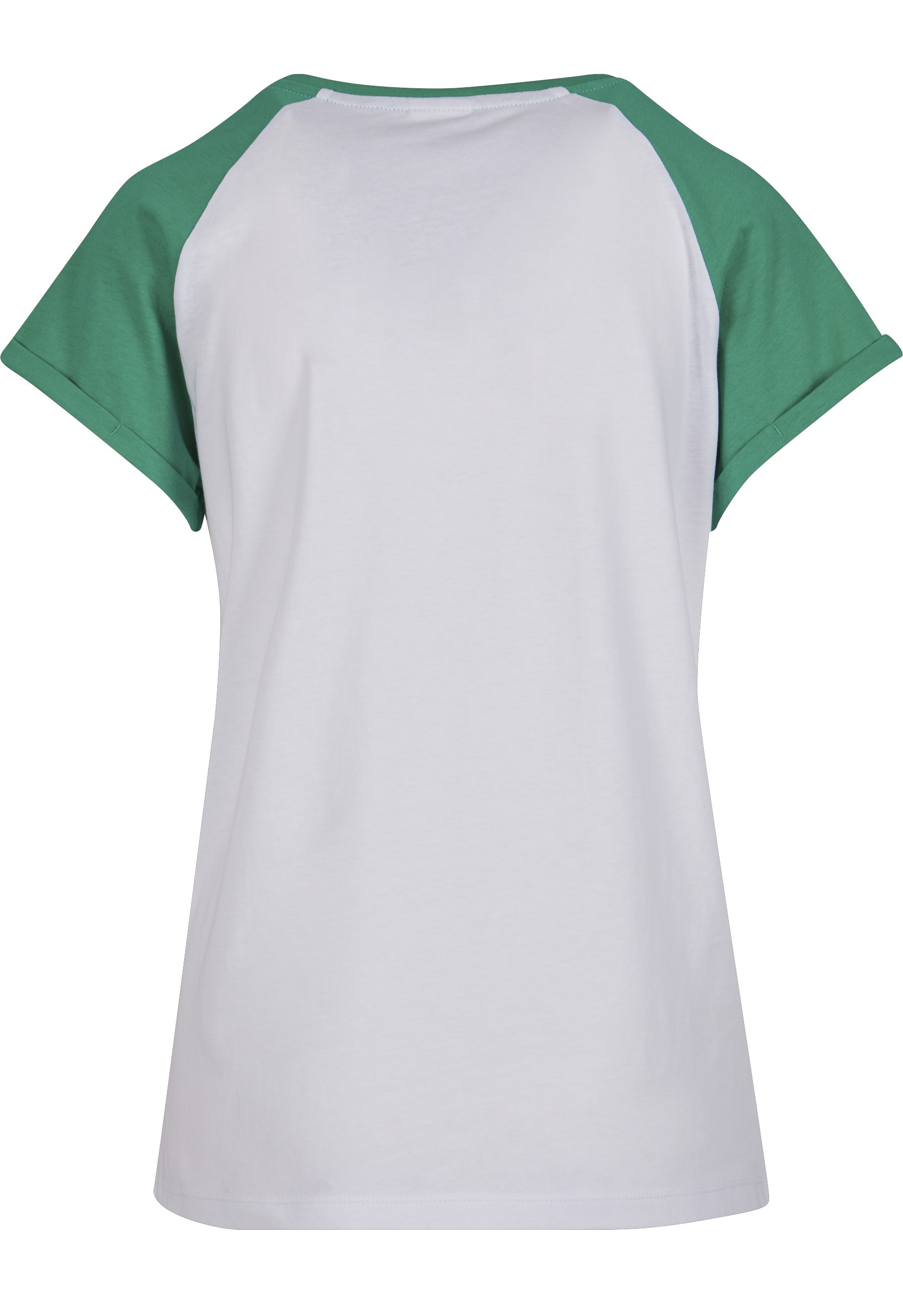 URBAN CLASSICS Kurzarmshirt "Urban Classics Damen Ladies Contrast Raglan Te günstig online kaufen