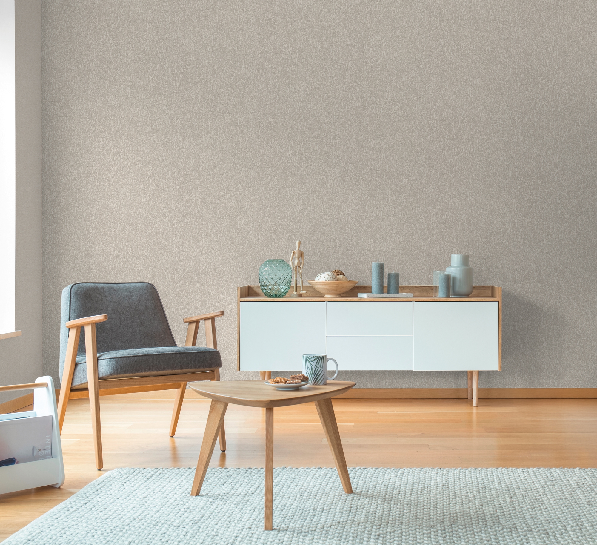 A.S. Création Vliestapete »mit geprägter Struktur elegante Wände« matt strukturiert Moderne Vliestapete mit markanter Prägung