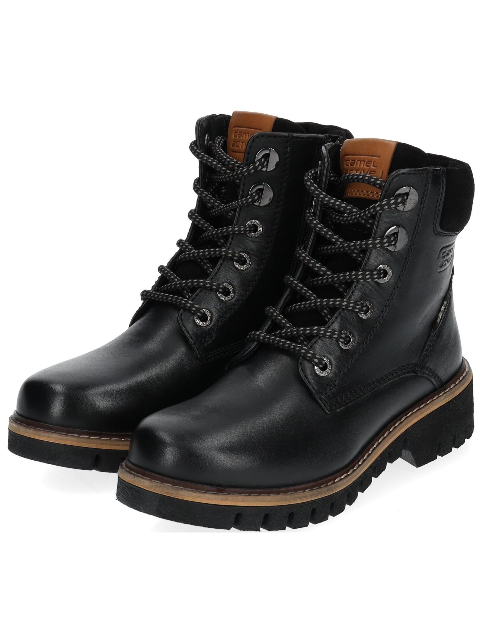 camel active Schnürstiefelette »camel active Stiefelette Leder/Textil«