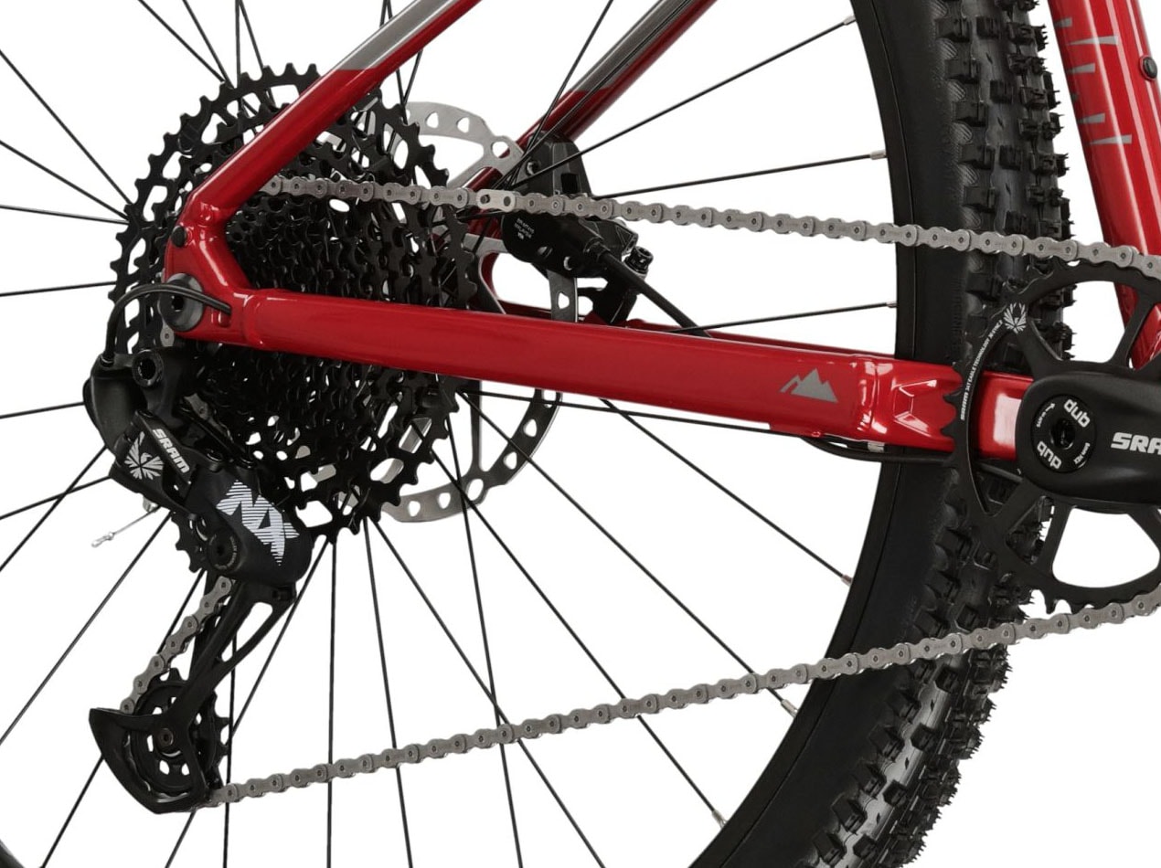 Kross Mountainbike »KROSS MTB Hardtail Level 6.0 29" rot 12 Gänge«, 12 Gang, SRAM, NX EAGLE Schaltwerk, Kettenschaltung