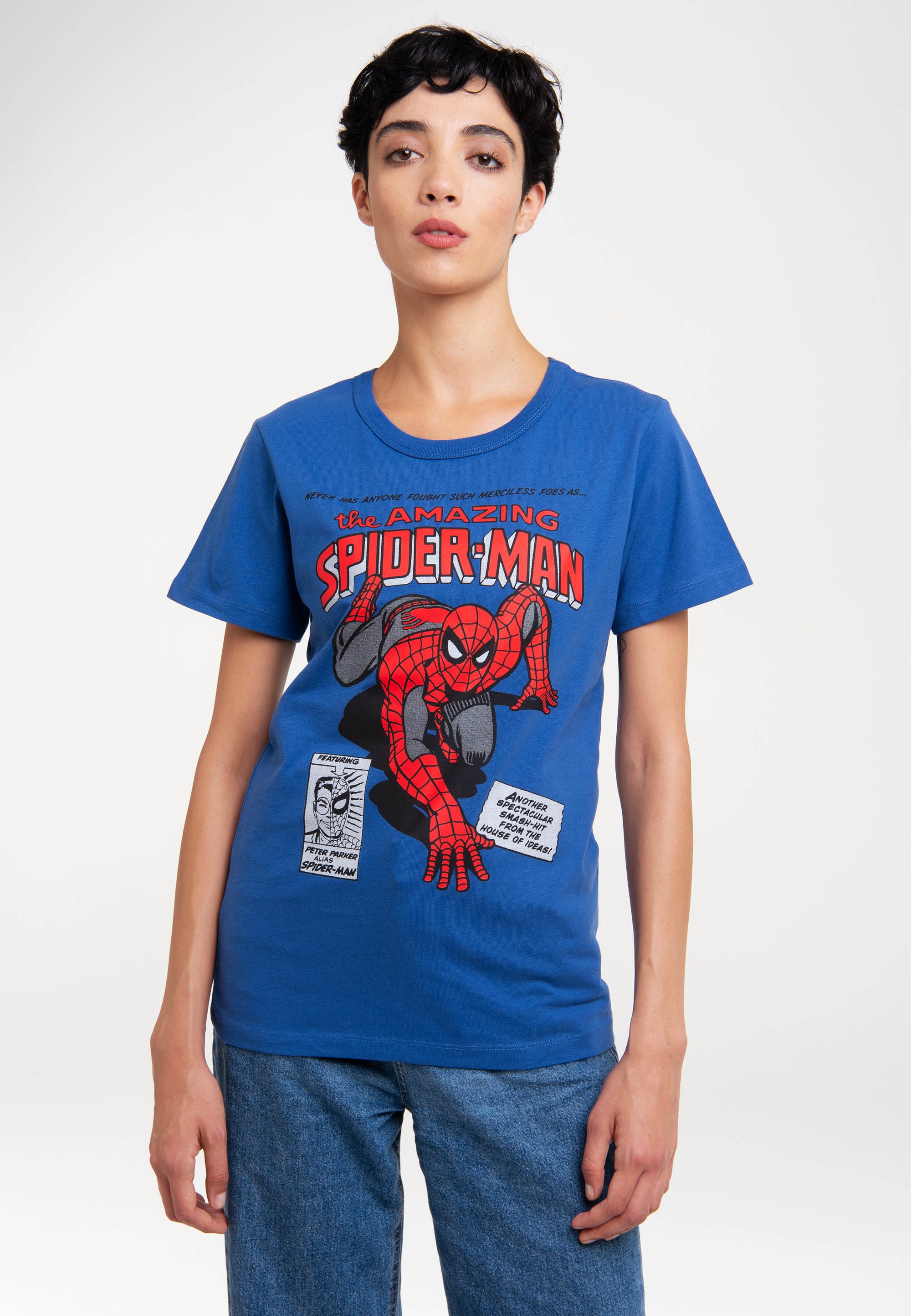 | LOGOSHIRT Print mit für lizenziertem Spider-Man Foes«, T-Shirt BAUR - »Marvel Merciless bestellen