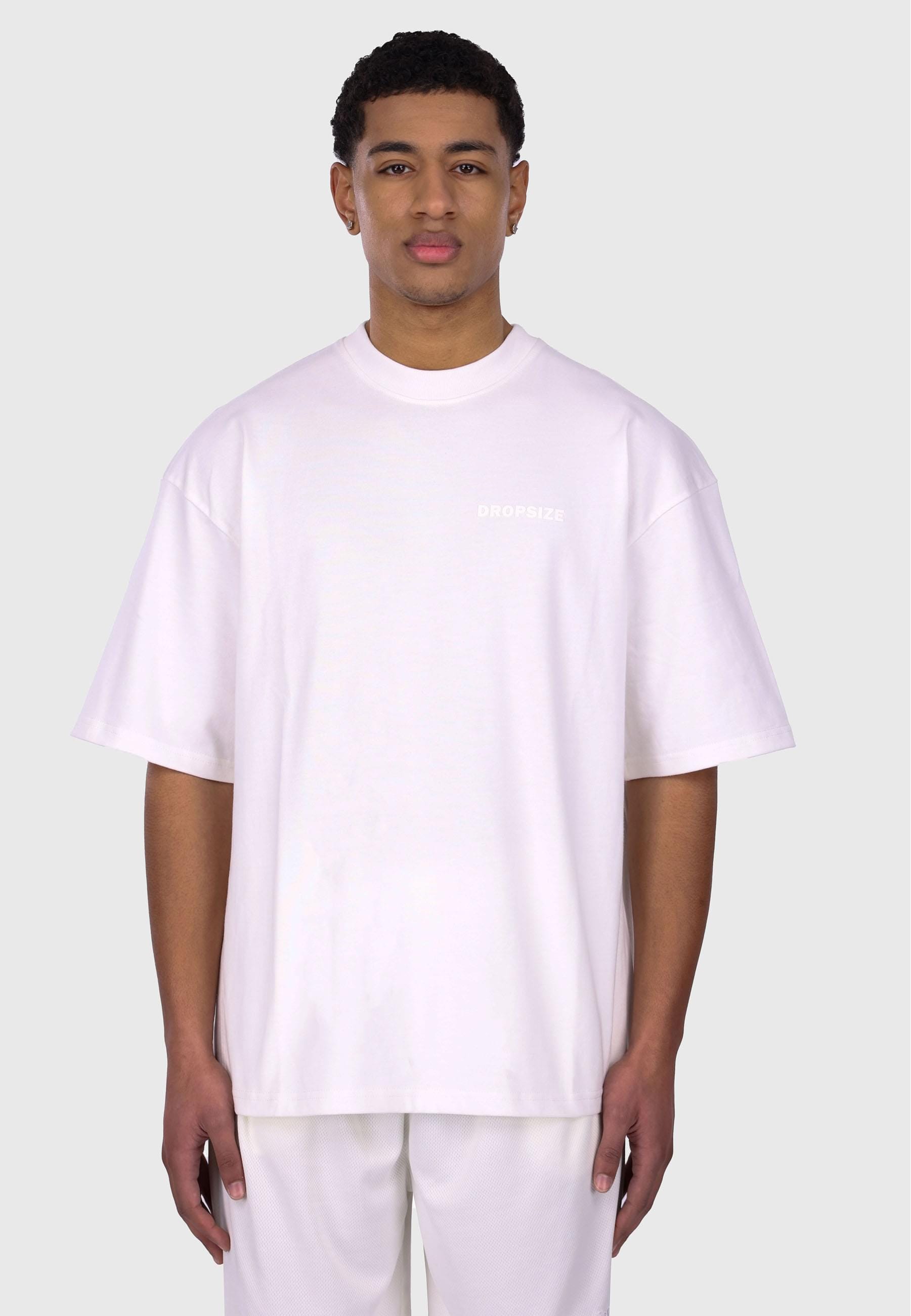Dropsize T-Shirt »Dropsize SIDE RIB T-SHIRT«, (1 tlg.)