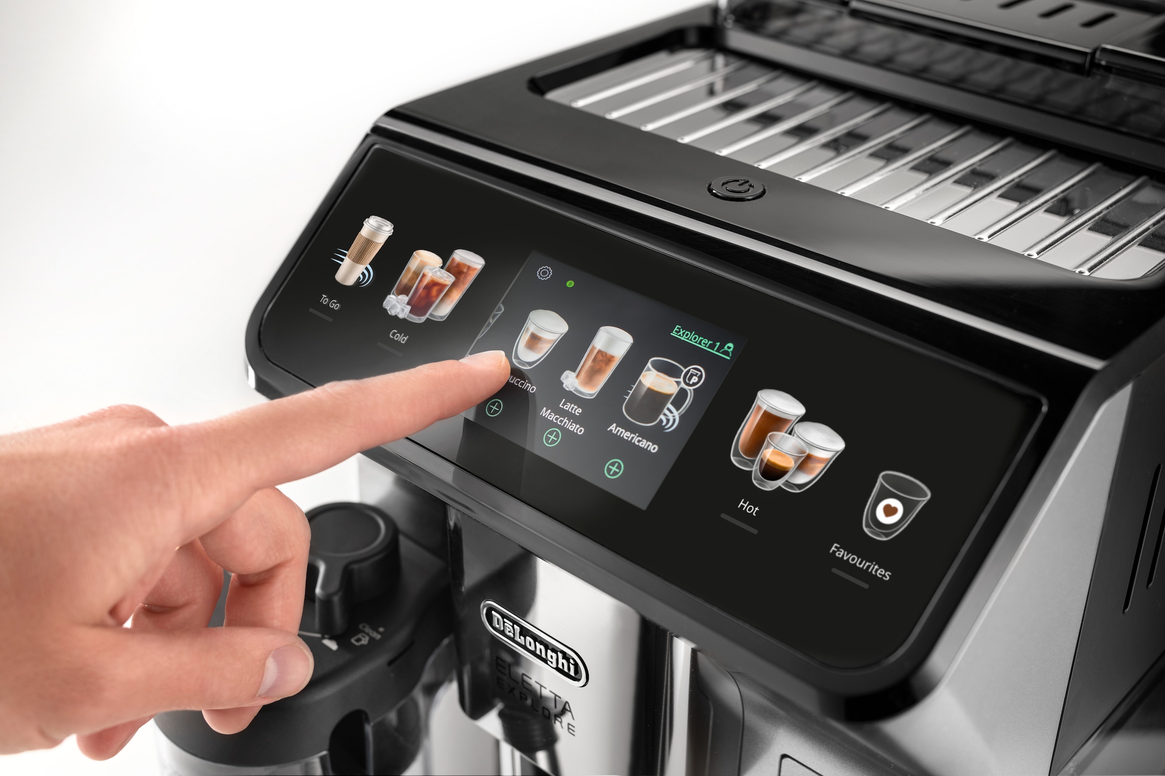 De'Longhi Kaffeevollautomat »Eletta Explore ECAM450.55.S«