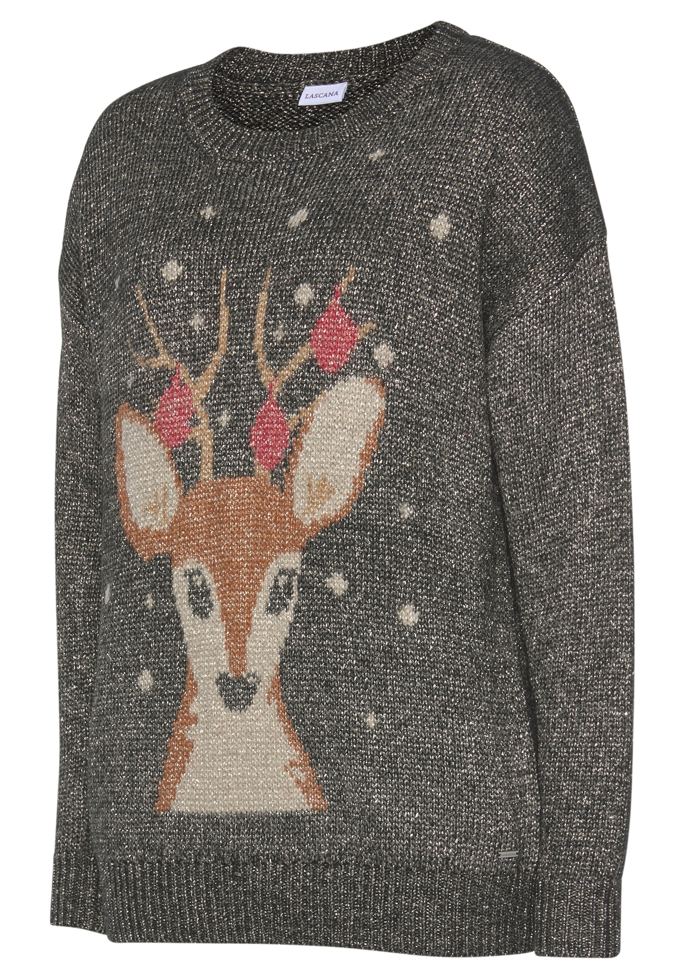 LASCANA Sweater »Weihnachtspullover«, Loungeanzug