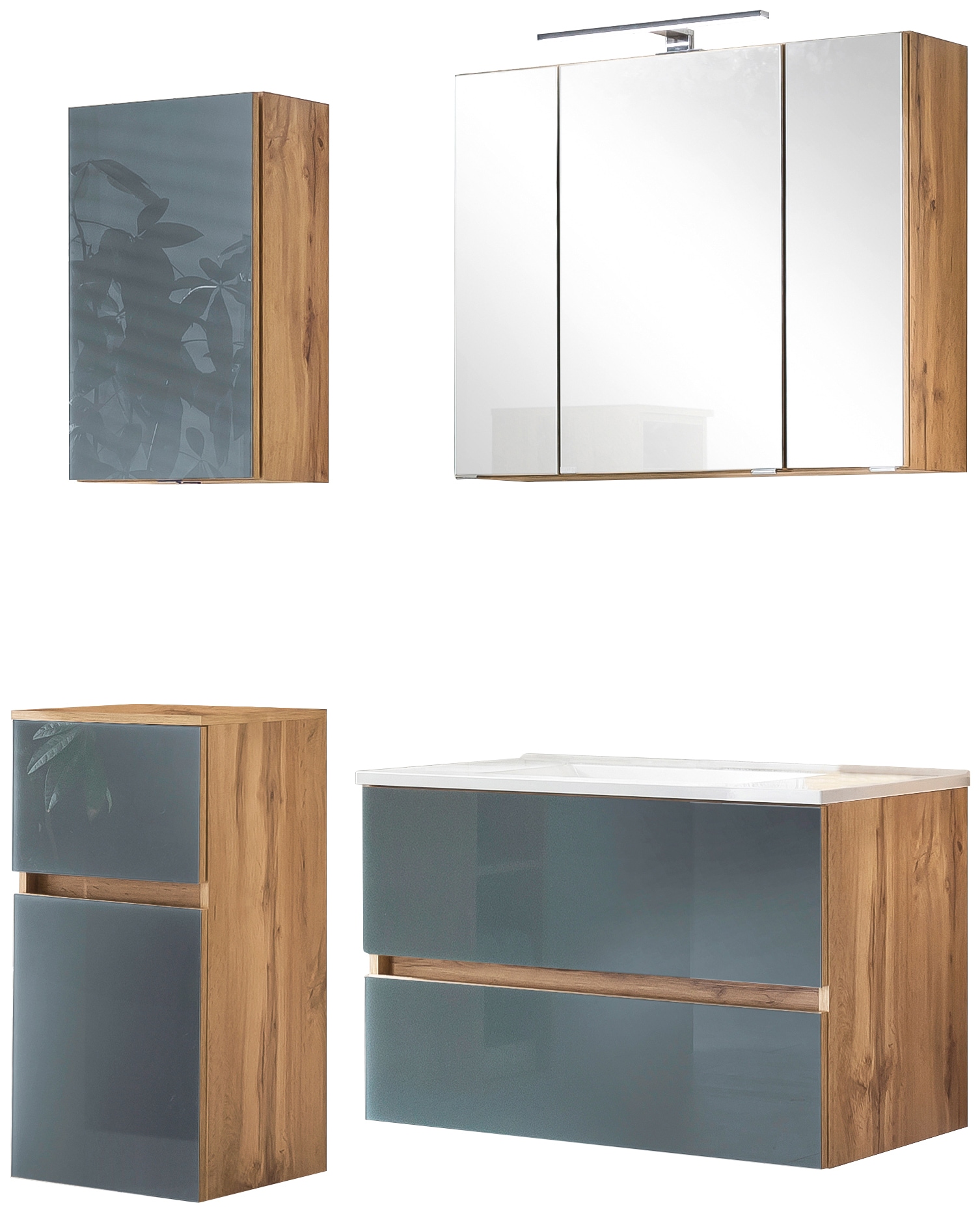 welltime Badezimmer-Set "Horki" Set, 4 Stk. tlg. günstig online kaufen