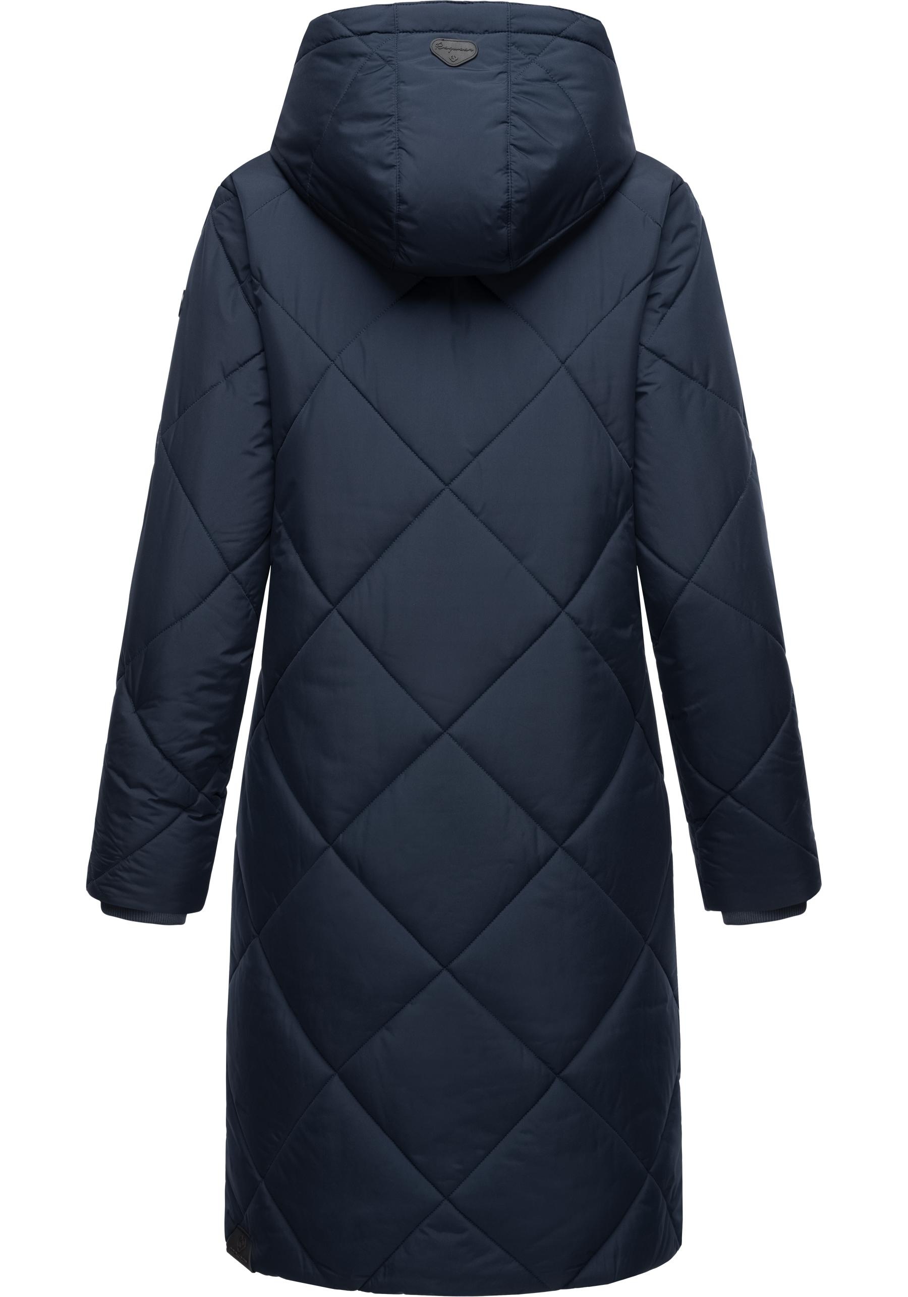 Ragwear Steppmantel »Rebela«, stylischer Winterparka mit abnehmbarer Kapuze