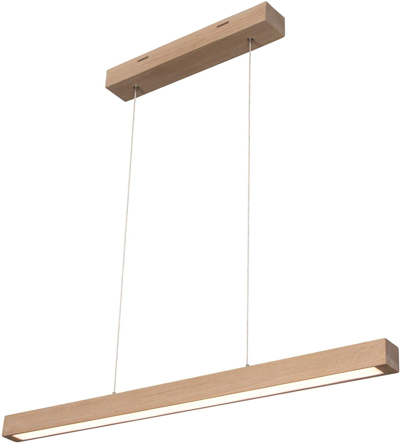 SPOT Light Pendelleuchte SMAL 2LED, LED-Modul, Warmweiß, Hängeleuchte, mit integriertem 24V-LED-Modul, mit Touch Dimmer, aus edlem Eichenholz, Naturprodukt FSC-zertifiziert, Made in Europe