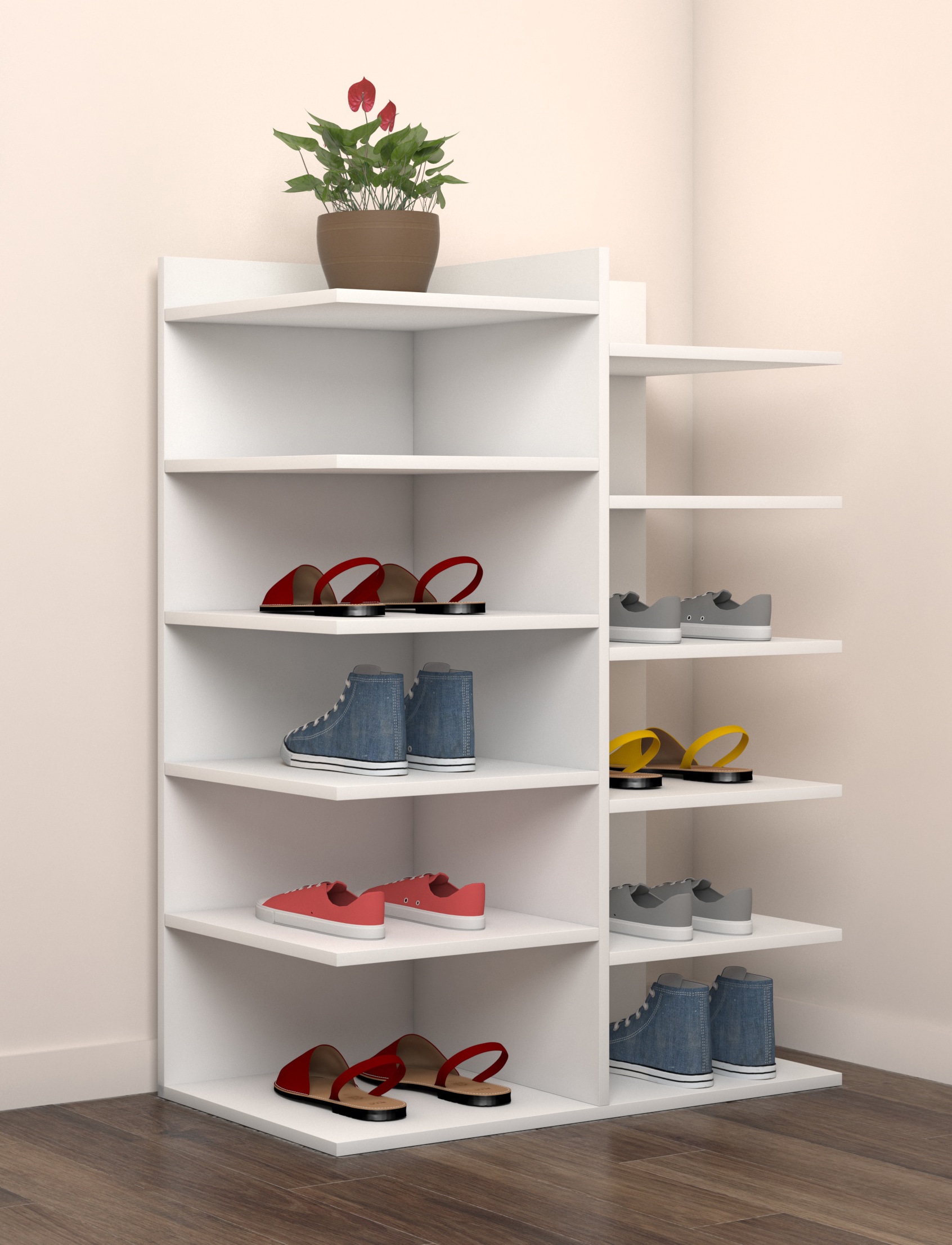 VCM Schuhschrank »Schuhregal Schuhschrank Schuhkommode Enosa«