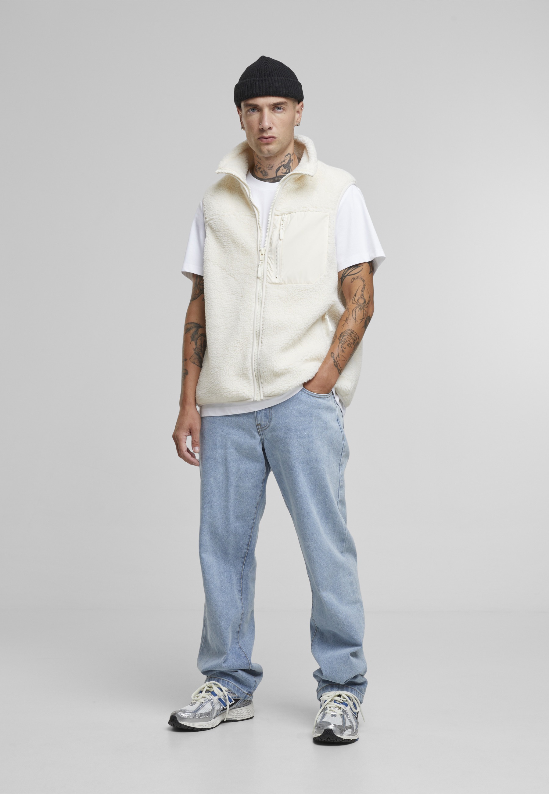 URBAN CLASSICS Steppweste »Urban Classics Sherpa Vest« 1
