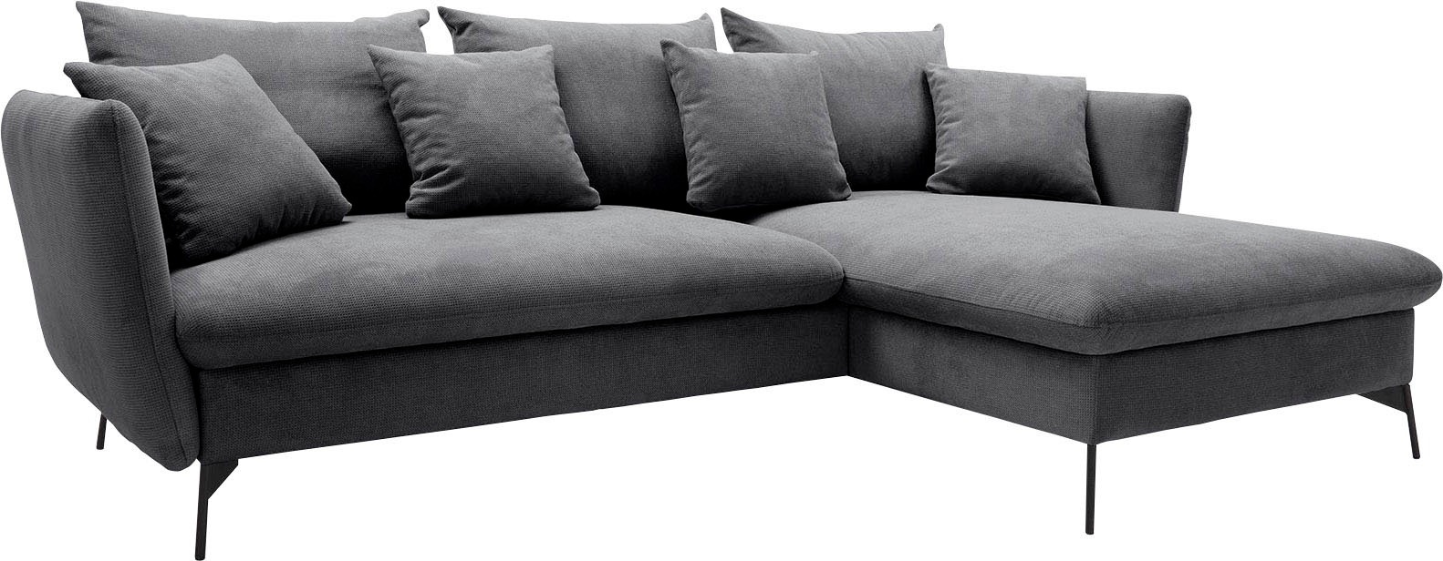 andas Ecksofa "LIVORNO,258 cm, L-Form,", Schlaffunktion u. Bettkasten (139/ günstig online kaufen