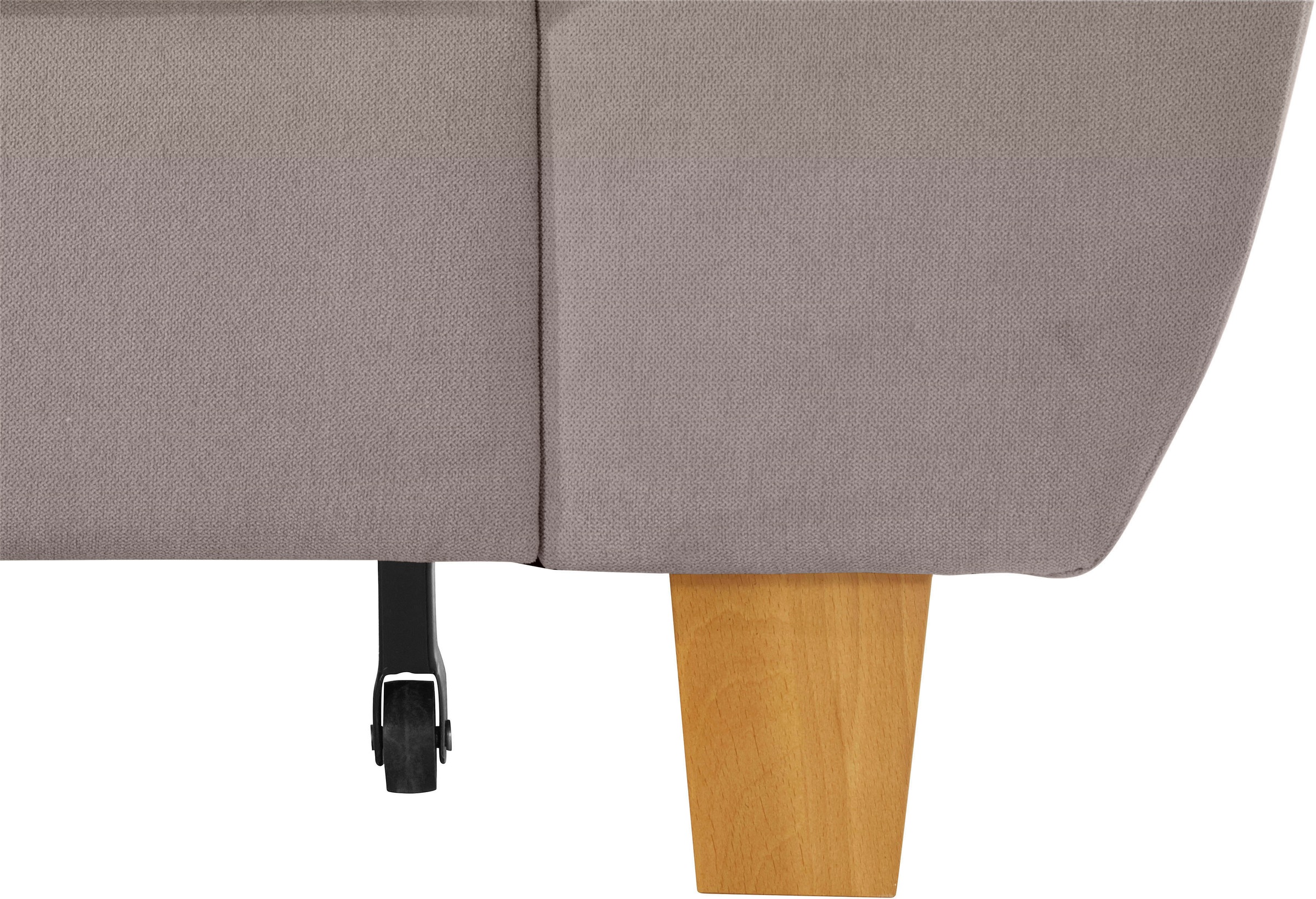 exxpo - sofa fashion Ecksofa »Enya, aufwendige Detailverarbeitung, hoher Sitzkomfort, bequem, L-Form«, inkl. Kopfteilverstellung, wahlweise mit Bettfunktion und Bettkasten