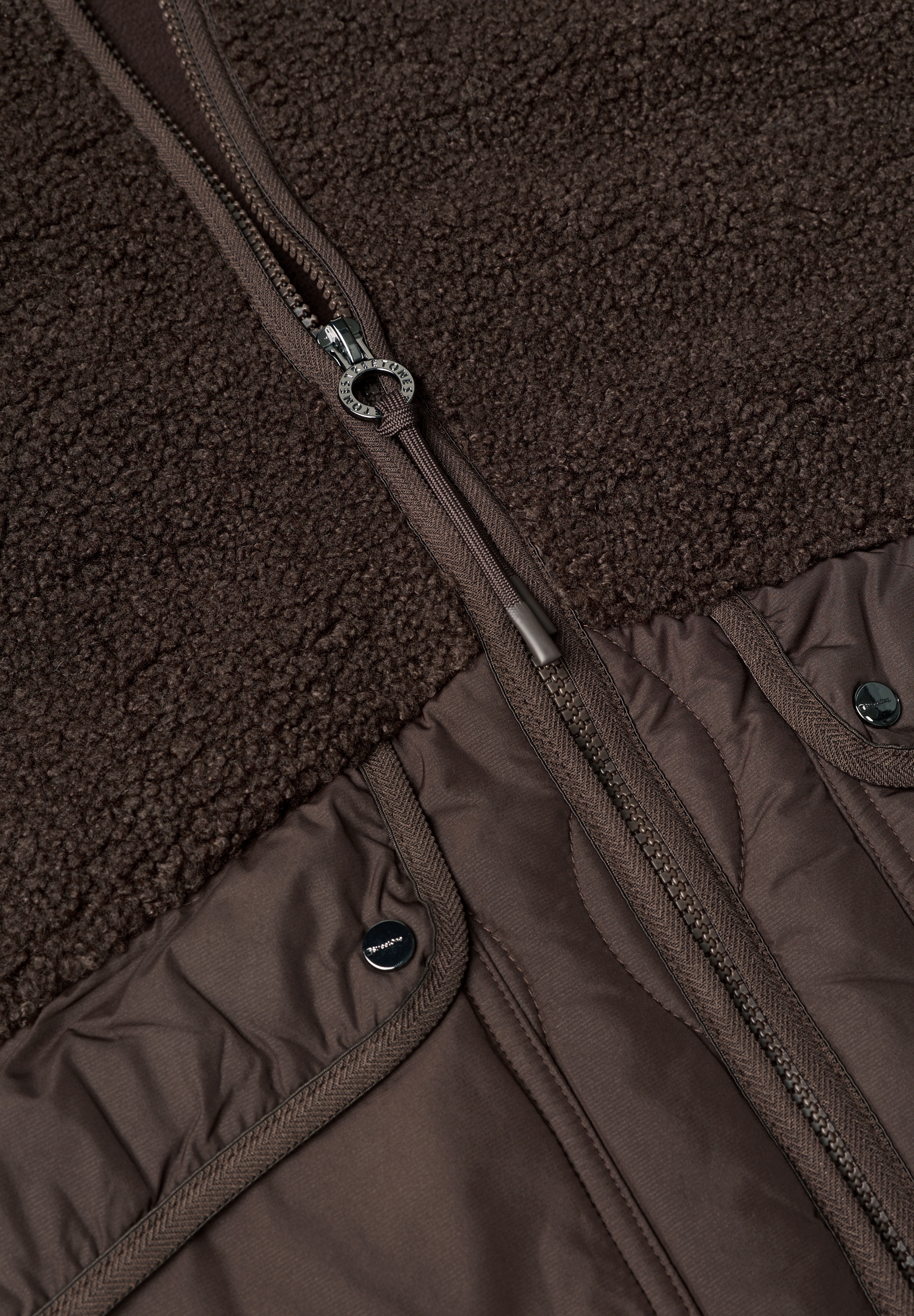 STREET ONE Fellimitatjacke ohne Kapuze mit Stehkragen