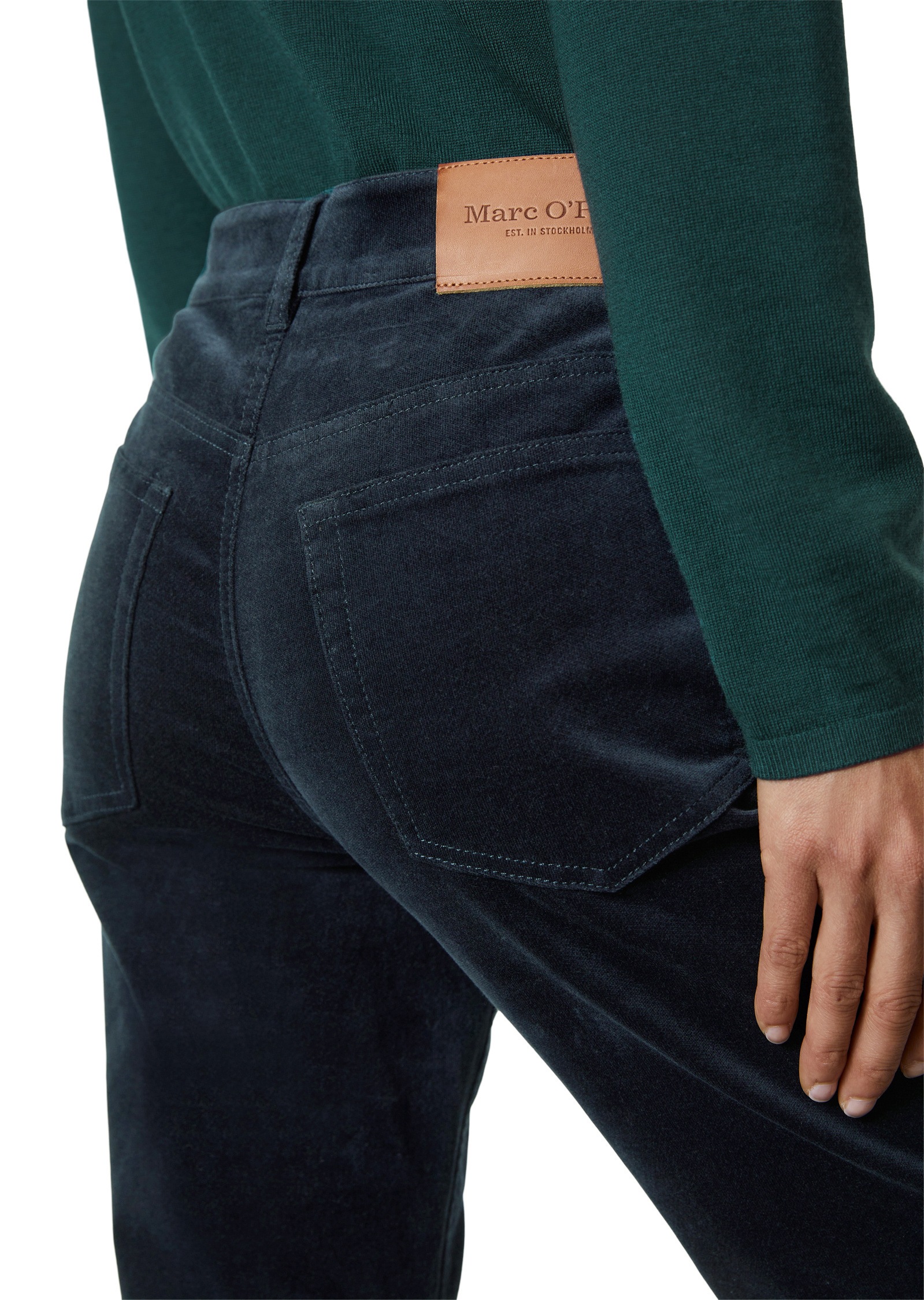 Marc O'Polo 5-Pocket-Hose »aus stretchigem Samt«