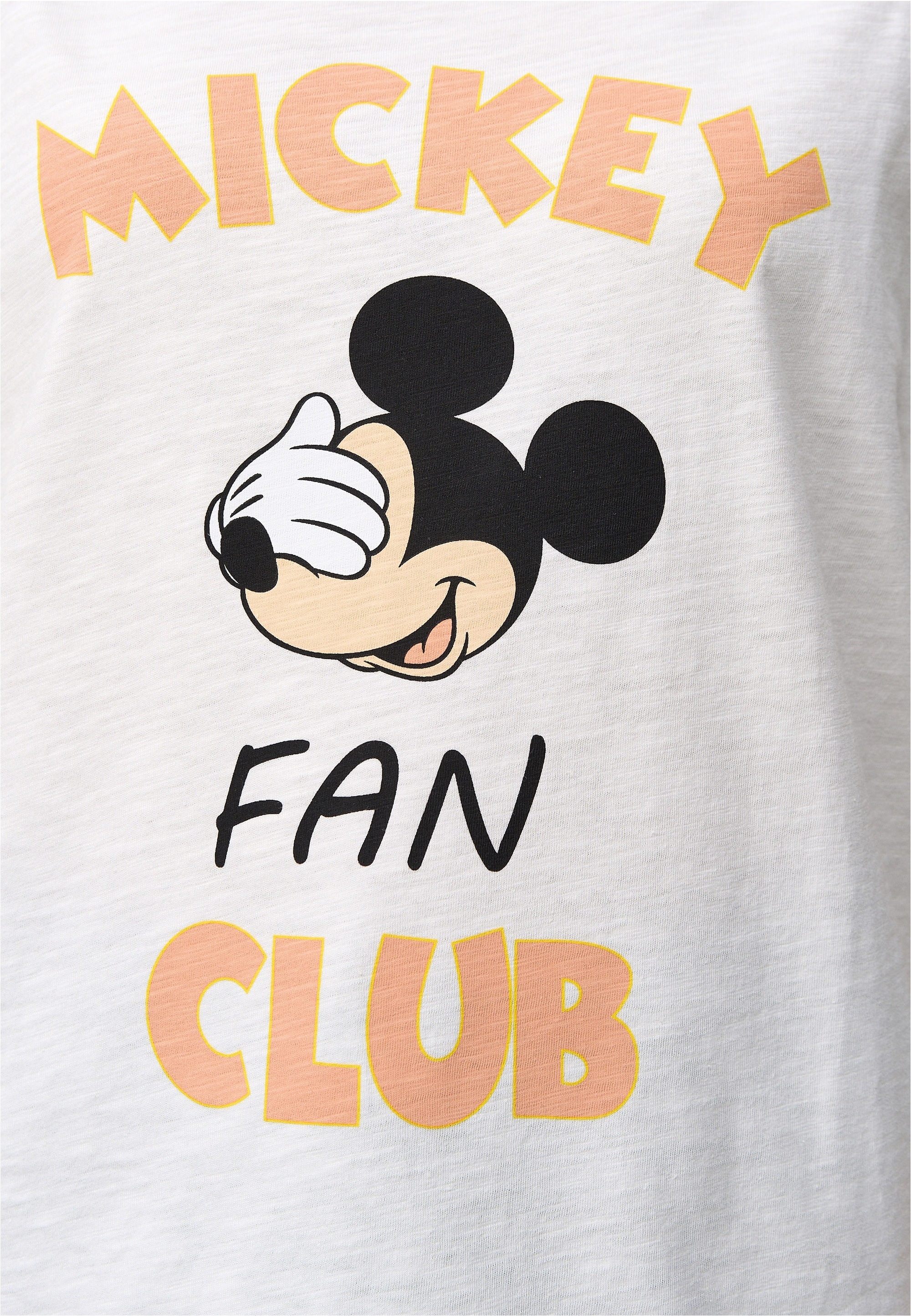 Recovered T-Shirt »Mickey Mouse Fan Club«, im zeitlosen Design