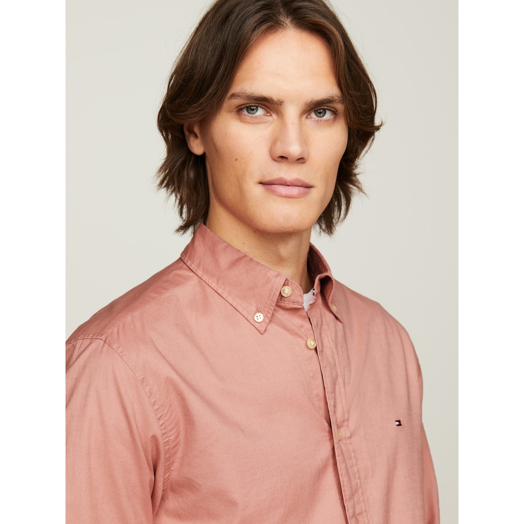 Tommy Hilfiger Langarmhemd »FLEX POPLIN RF SHIRT«