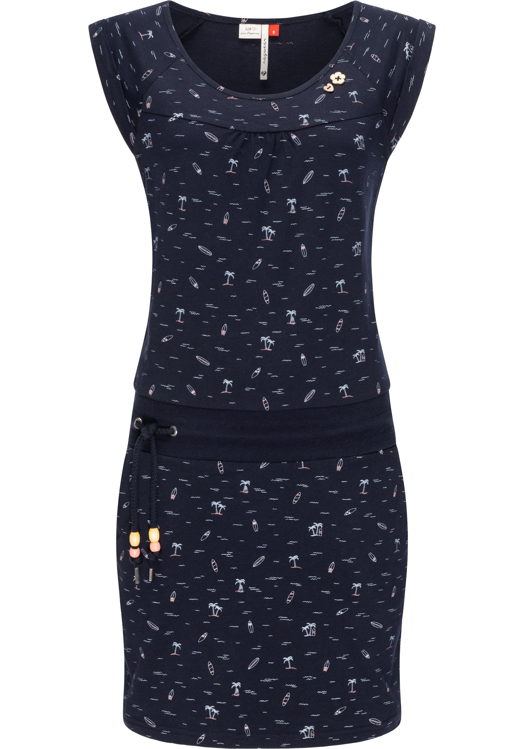 Print Kleid BAUR Baumwoll bestellen Ragwear »Penelope«, | leichtes Sommerkleid online mit