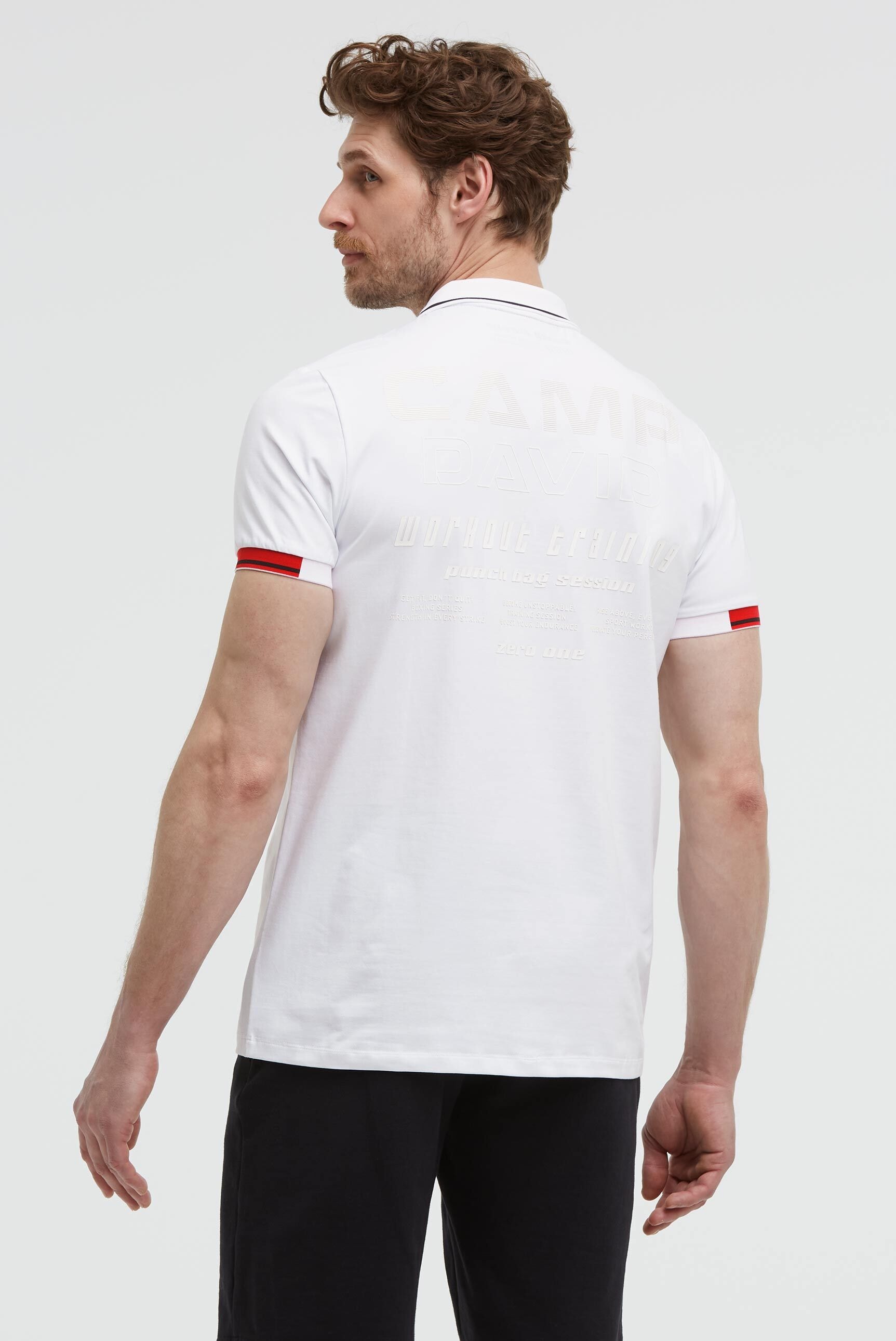 CAMP DAVID Poloshirt aus Baumwolle