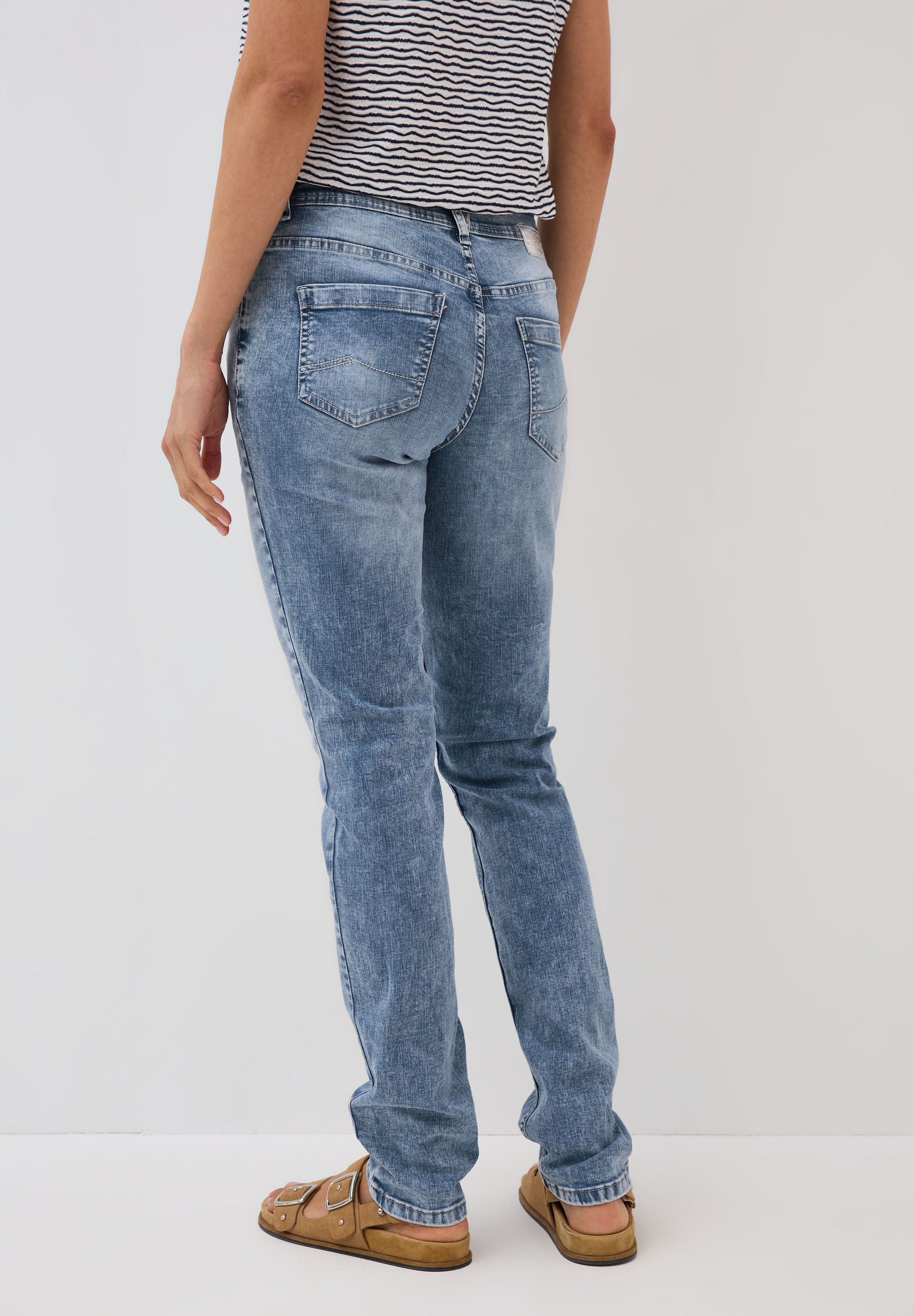 Cecil Gerade Jeans, Middle Waist günstig online kaufen