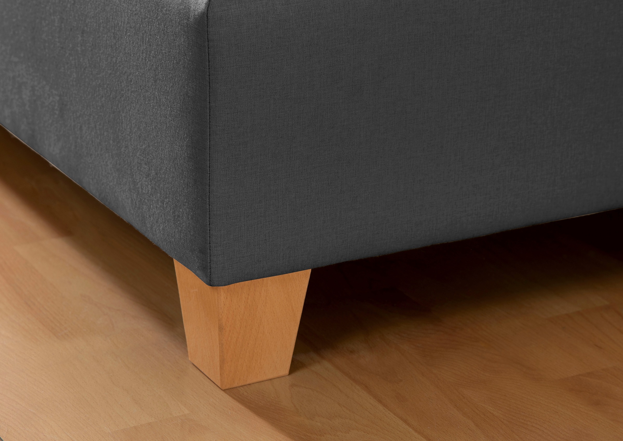 Home affaire Boxspringbett »Calloway« inkl. Topper, XXL-Ausführung, in 4 Farben, 5 Breiten, 3 Matratzenarten