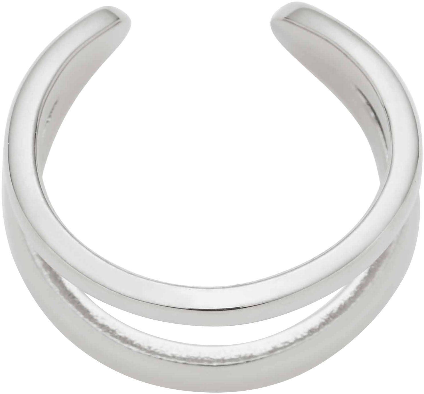 Damen Ohrklemme "Earcuff Simba CIAO", 12mm, Edelstahl, silber, CIAO BY LEONARDO, Edelstahl, Ohrringe