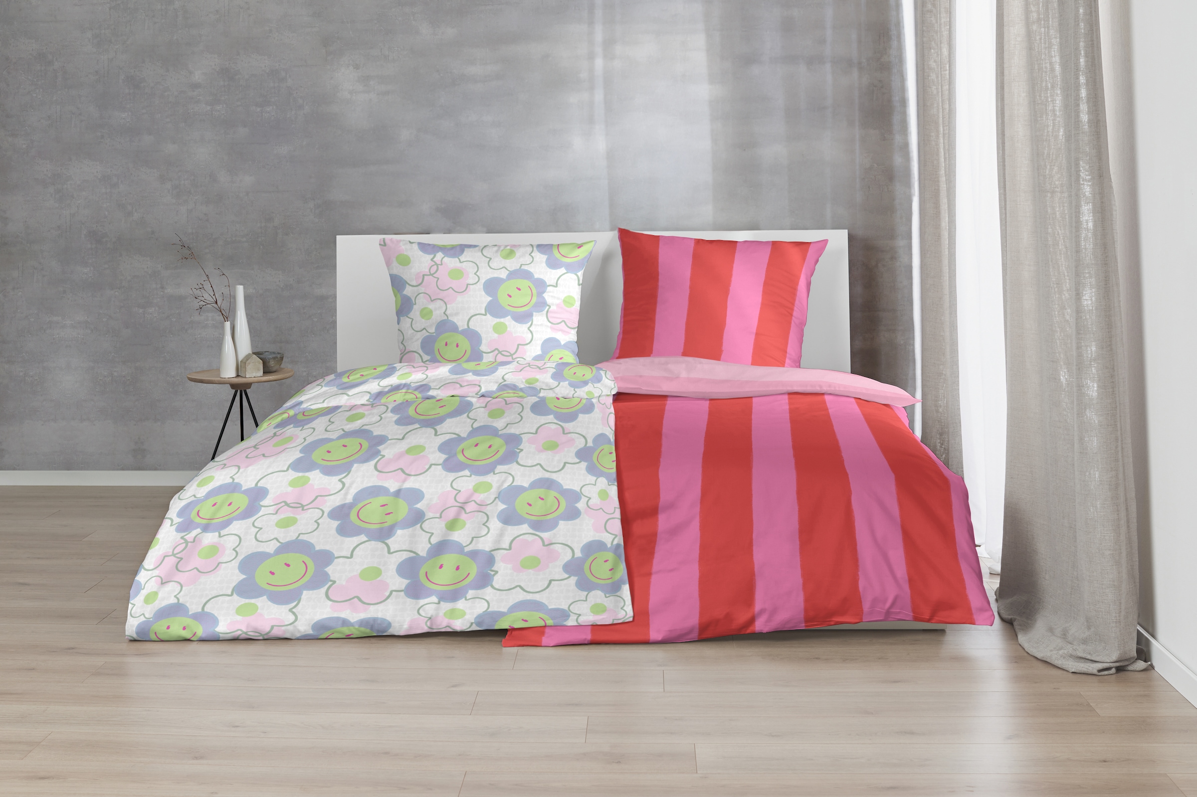 Primera Bettwäsche »Renforce-Bettwäsche Color Block«, mit kräftigen und sanften Farbkombinationen
