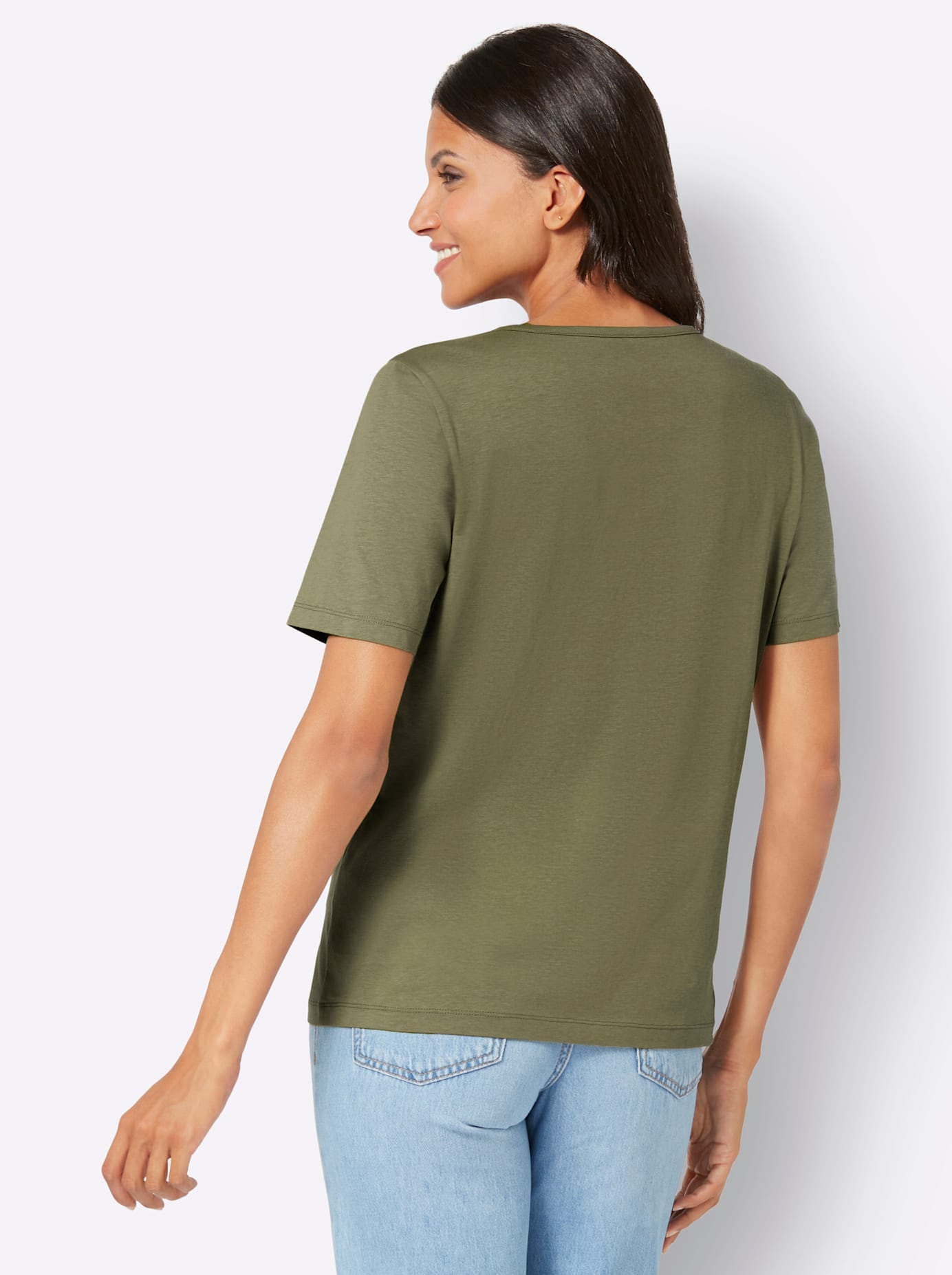 Classic Basics Kurzarmshirt »Rundhals-Shirt«, (1 tlg.)