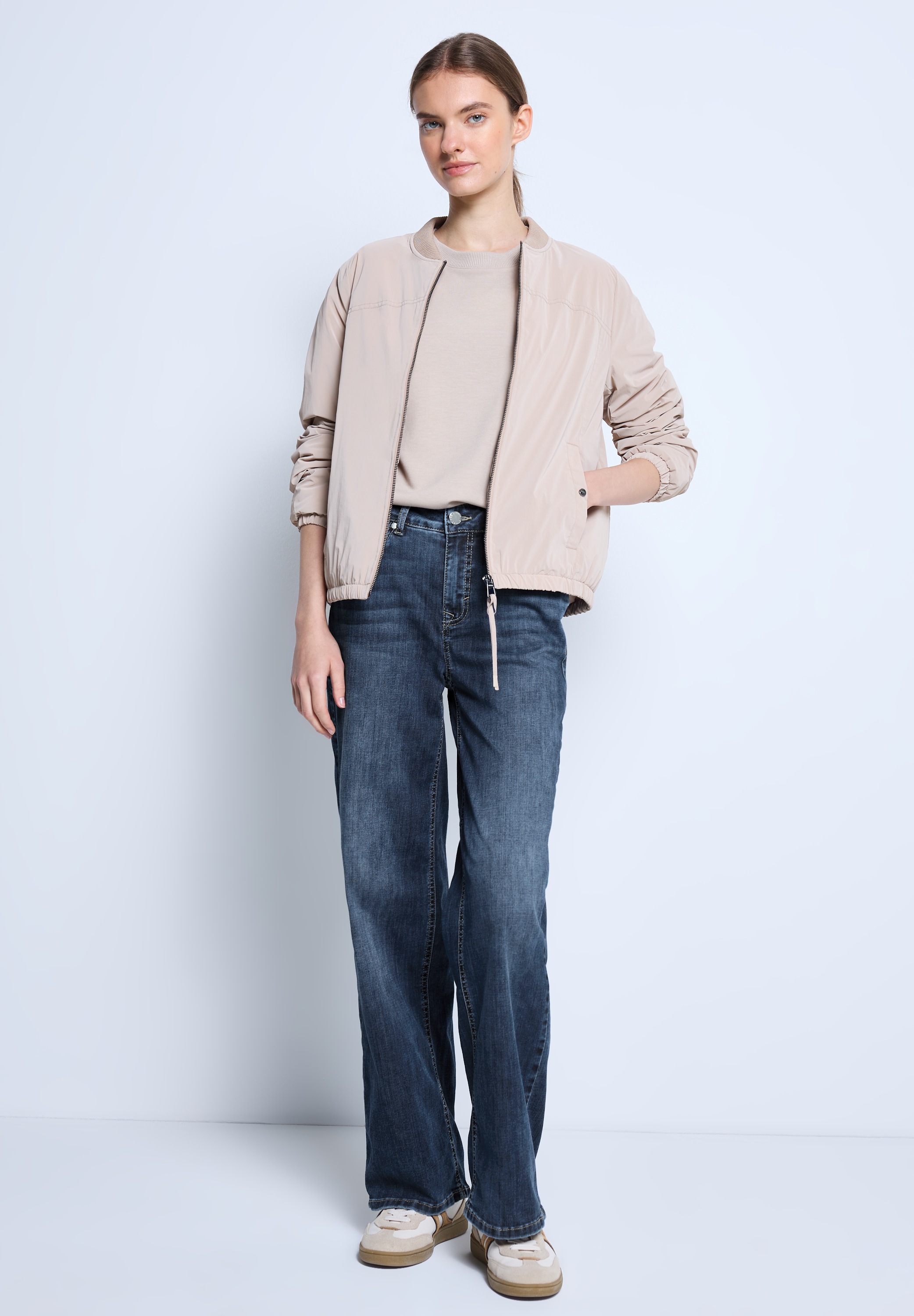 STREET ONE Loose-fit-Jeans, High Waist