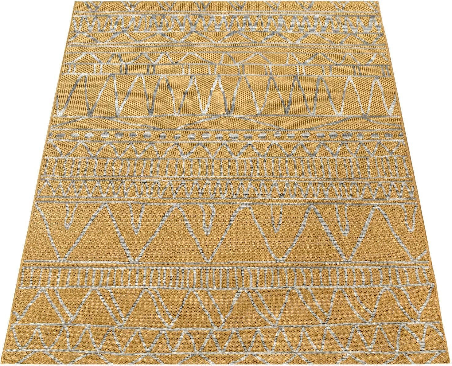 Paco Home und kaufen Flachgewebe, Design, Outdoor In- UV-beständig Teppich »Illusion geeignet, rechteckig, 321«, | BAUR modernes