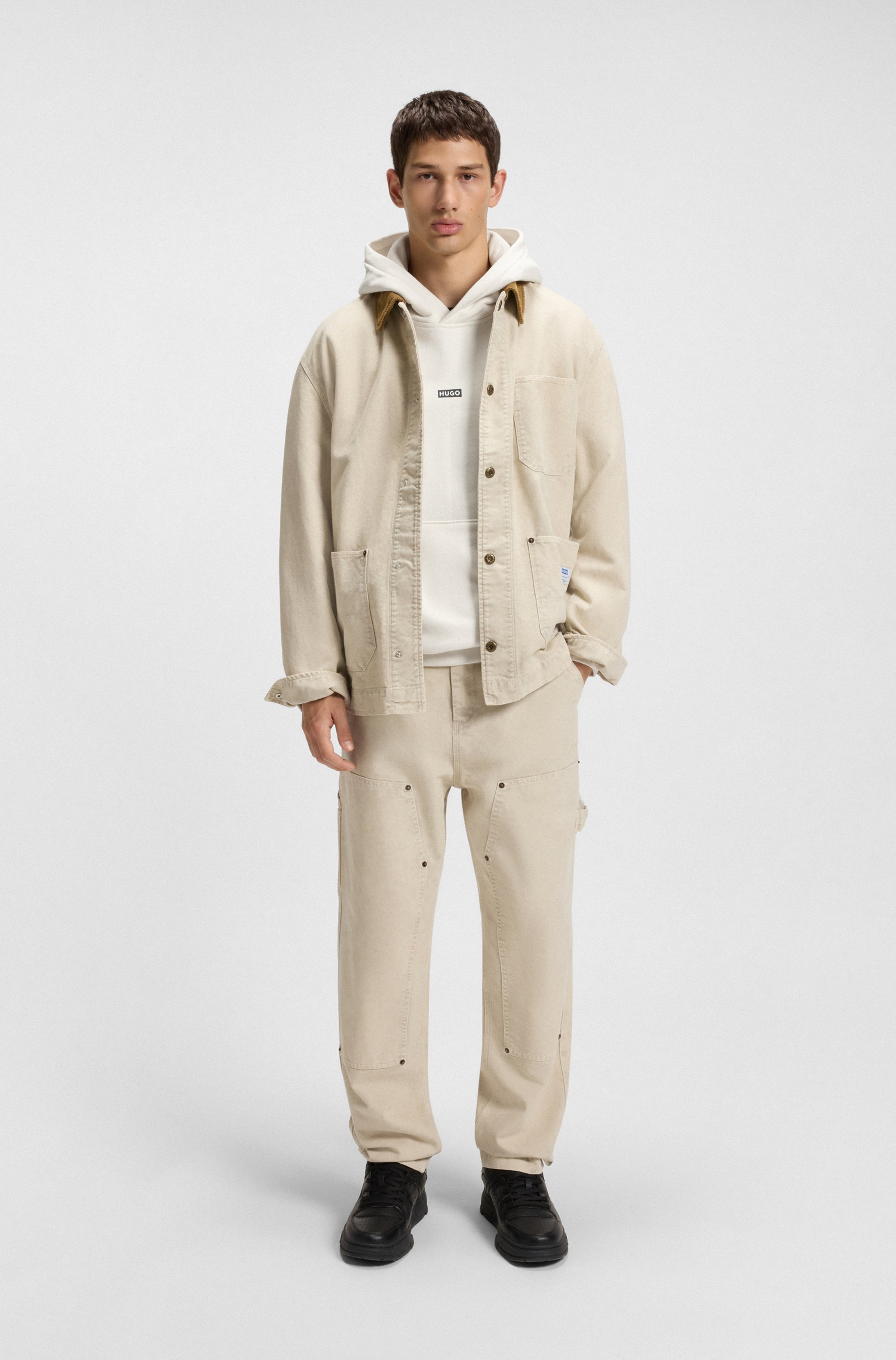 Thumbnail - HUGO Blue Hoodie "Nazardo"