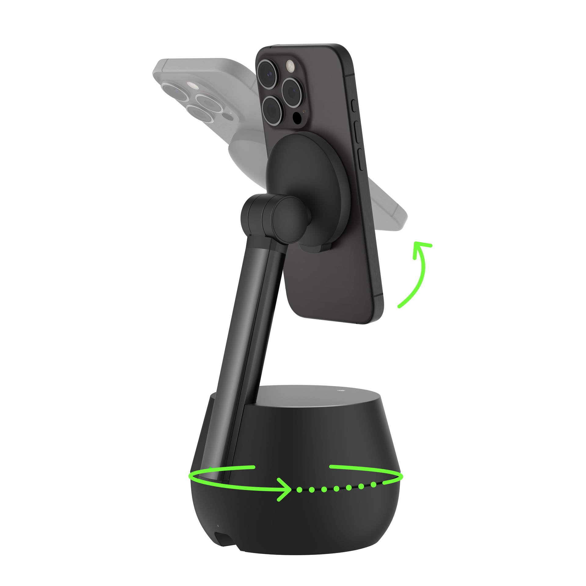 Belkin Wireless Charger »Stage Auto-Tracking-Ständer Pro mit DockKit«, für Apple iPhone 12/13/14/15 mini/Pro/Max/Pro Max/Plus mit MagSafe