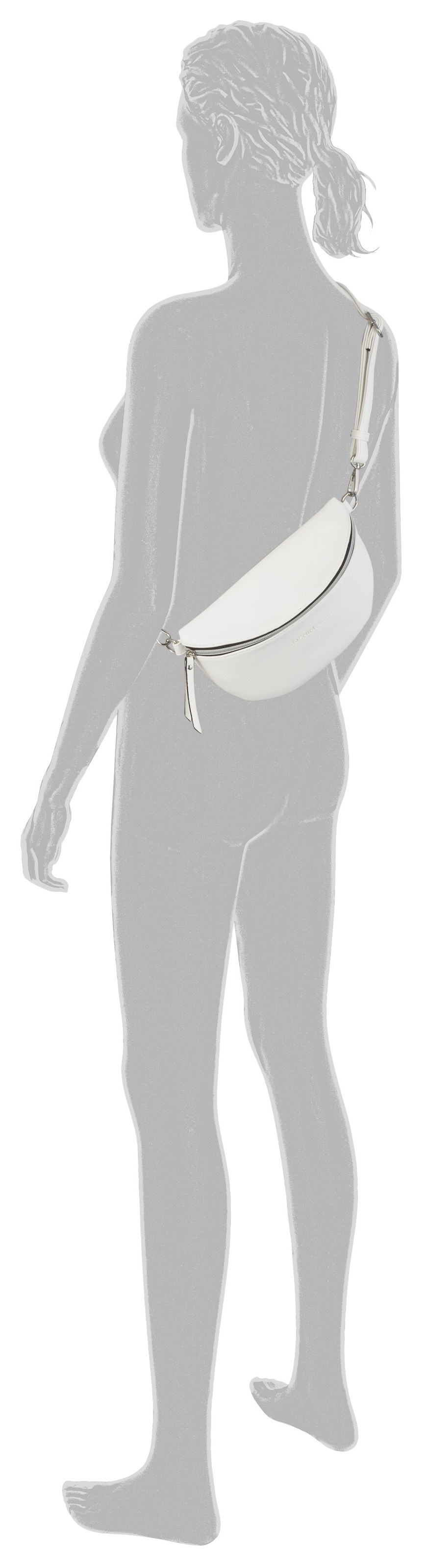 TOM TAILOR Denim Gürteltasche »Rosie«, kleine Umhängetasche die sich ebenfalls als Gürteltasche tragen lässt
