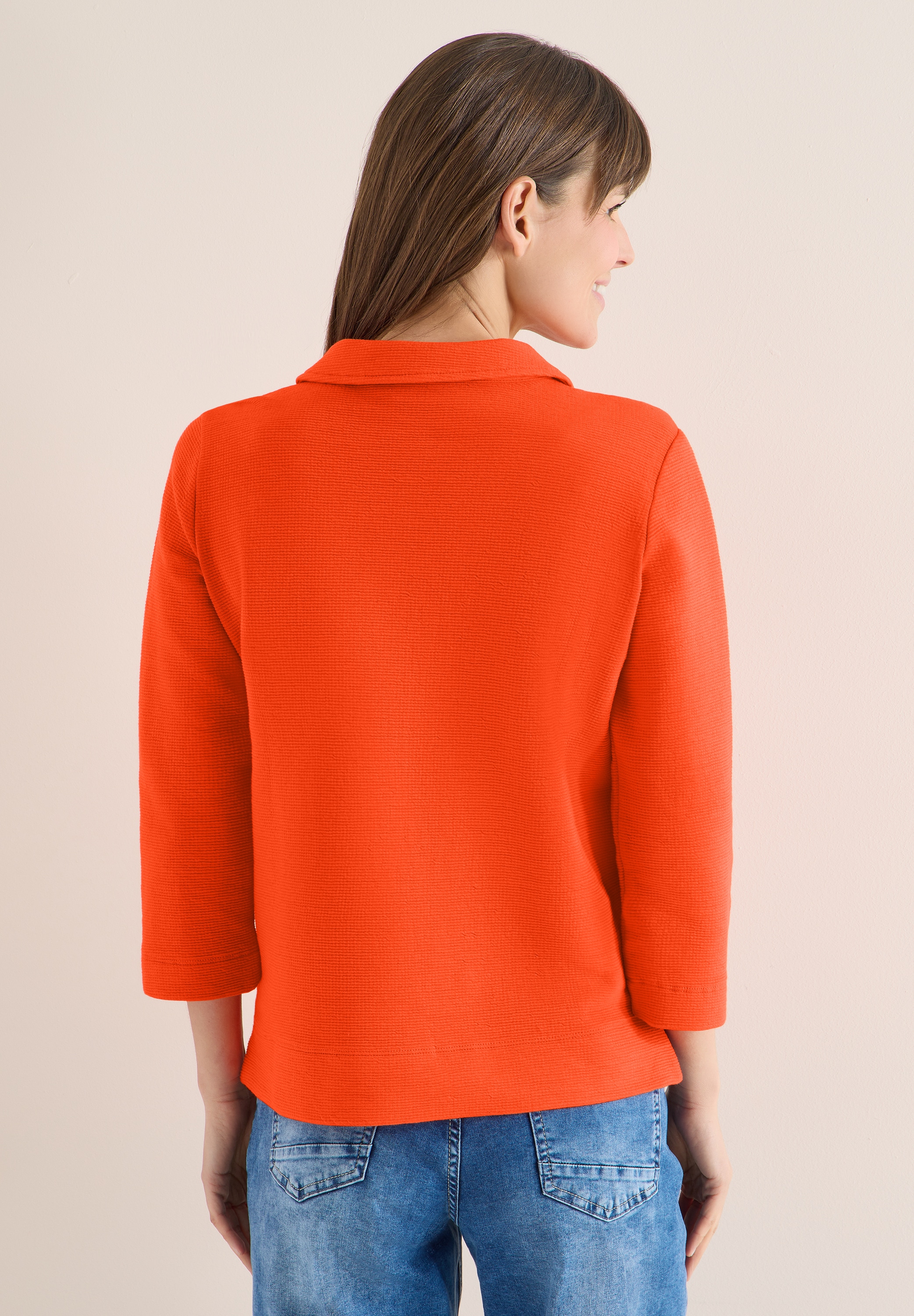 Cecil Poloshirt mit 3/4 Ärmeln