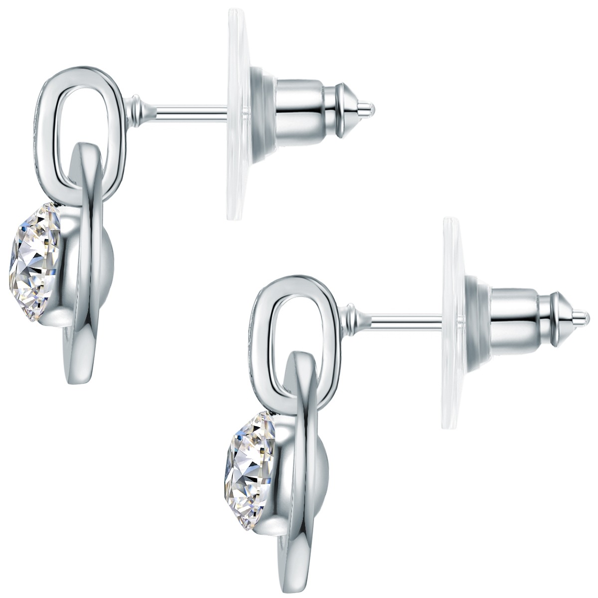 Lulu & Jane Paar Ohrstecker »Set: AV179« mit Glaskristall