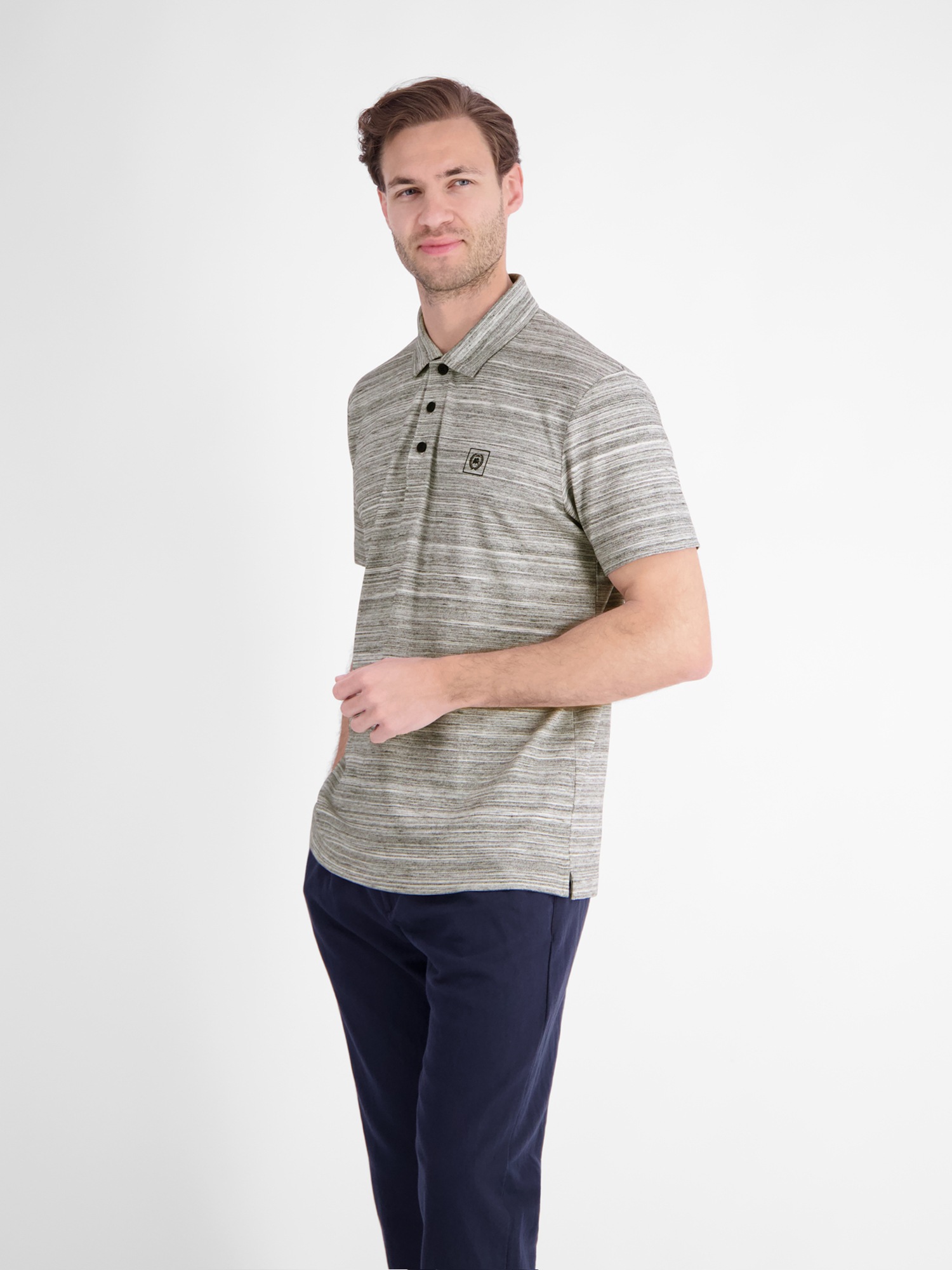 LERROS Poloshirt »Polo aus leichtem Baumwollmischgewebe mit griffiger Haptik«
