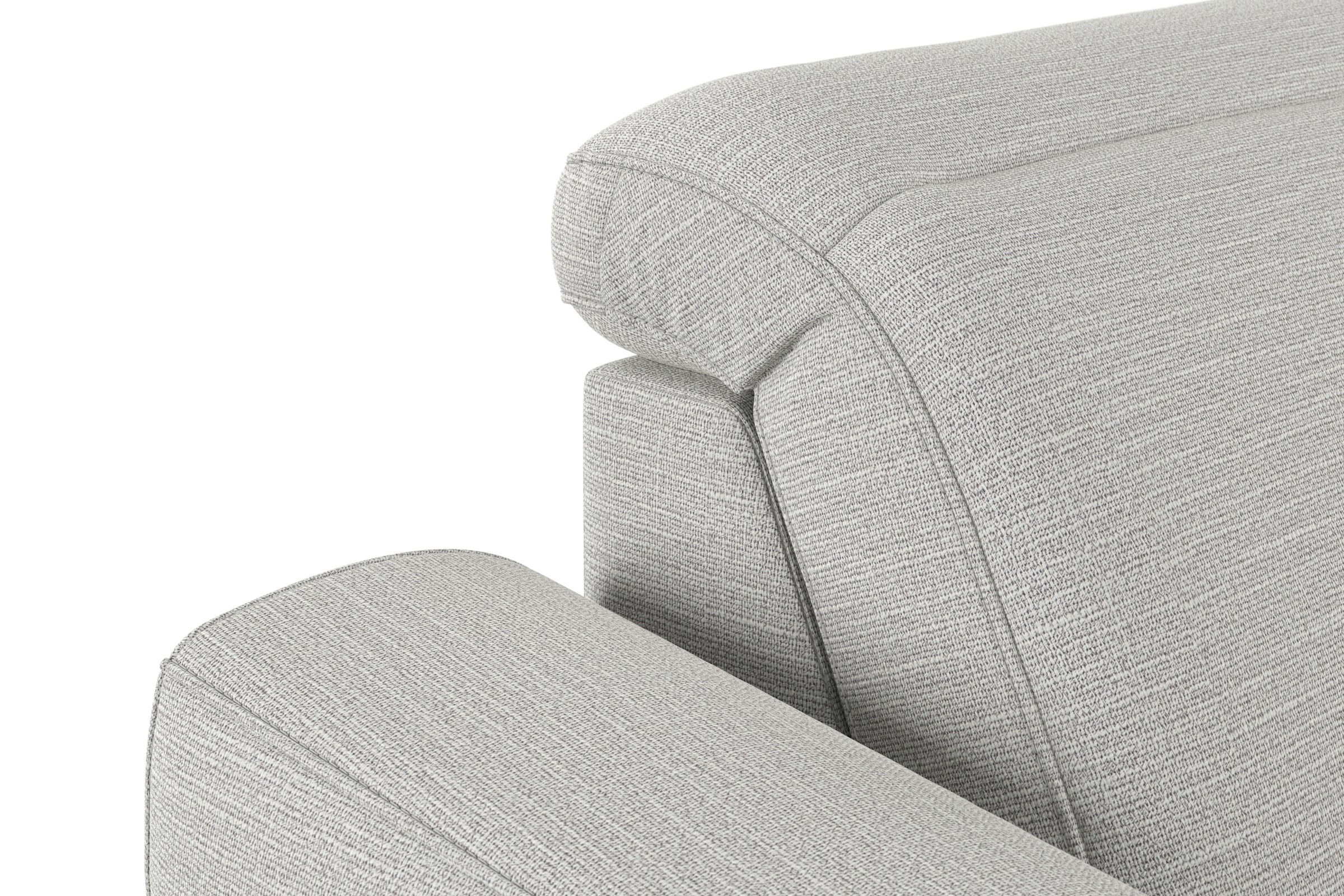 sit&more Wohnlandschaft »Dundee U-Form« mit Federkern und Massivholzfüßen, wahlweise mit Kopfteilverstellung