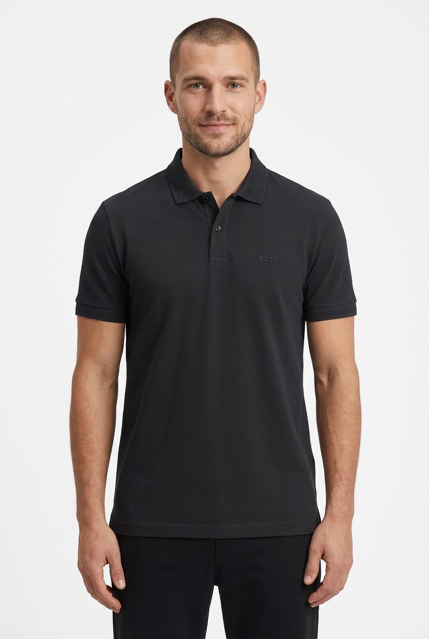 BOSS GREEN Herren Poloshirt "Pio"dunkelblau402, Gr. XXL, unifarben, Jersey, Obermaterial: 100% Baumwolle, Shirts, mit Polokragen