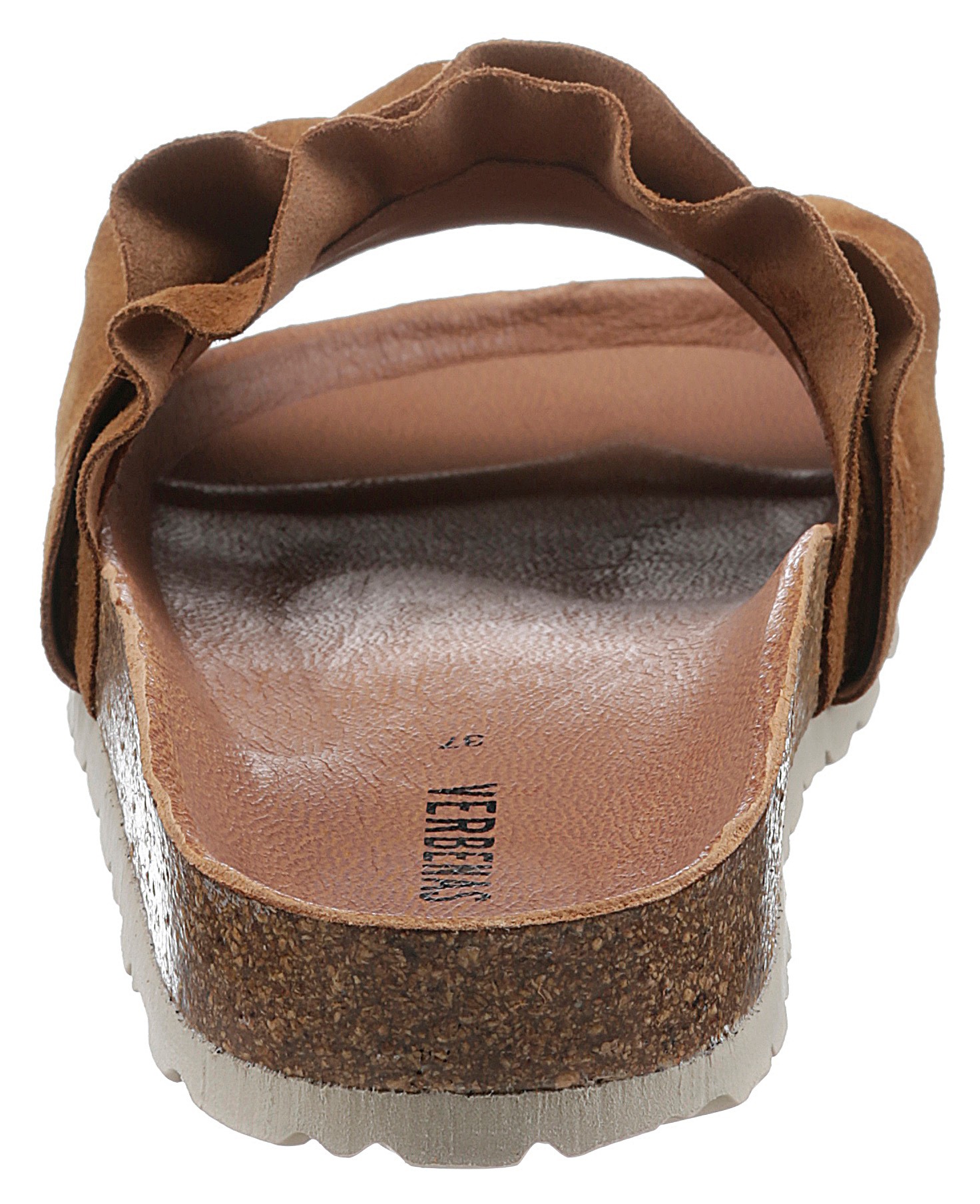 VERBENAS Pantolette "Rocio Roda" Sommerschuh, Flat mit geschwungenen Lasche günstig online kaufen