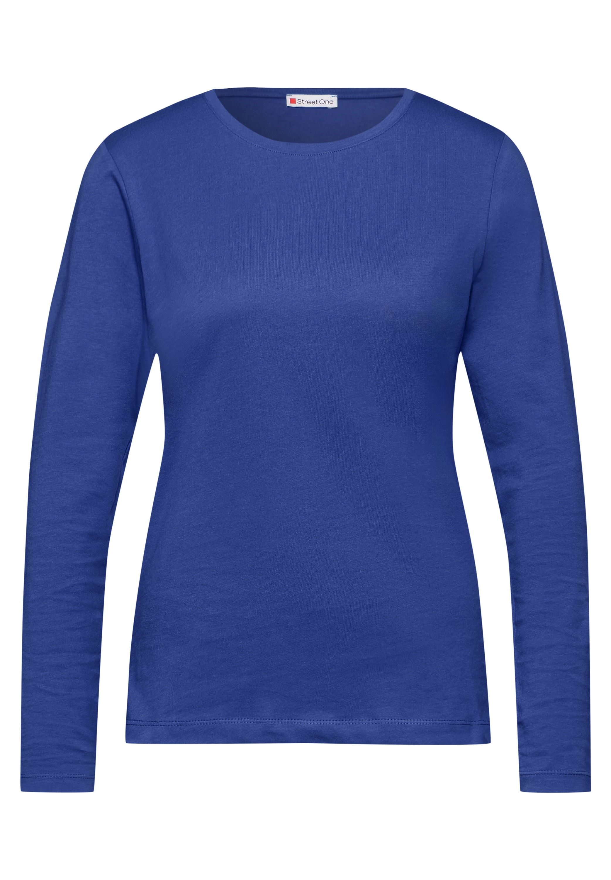 STREET ONE Langarmshirt, aus reiner Baumwolle