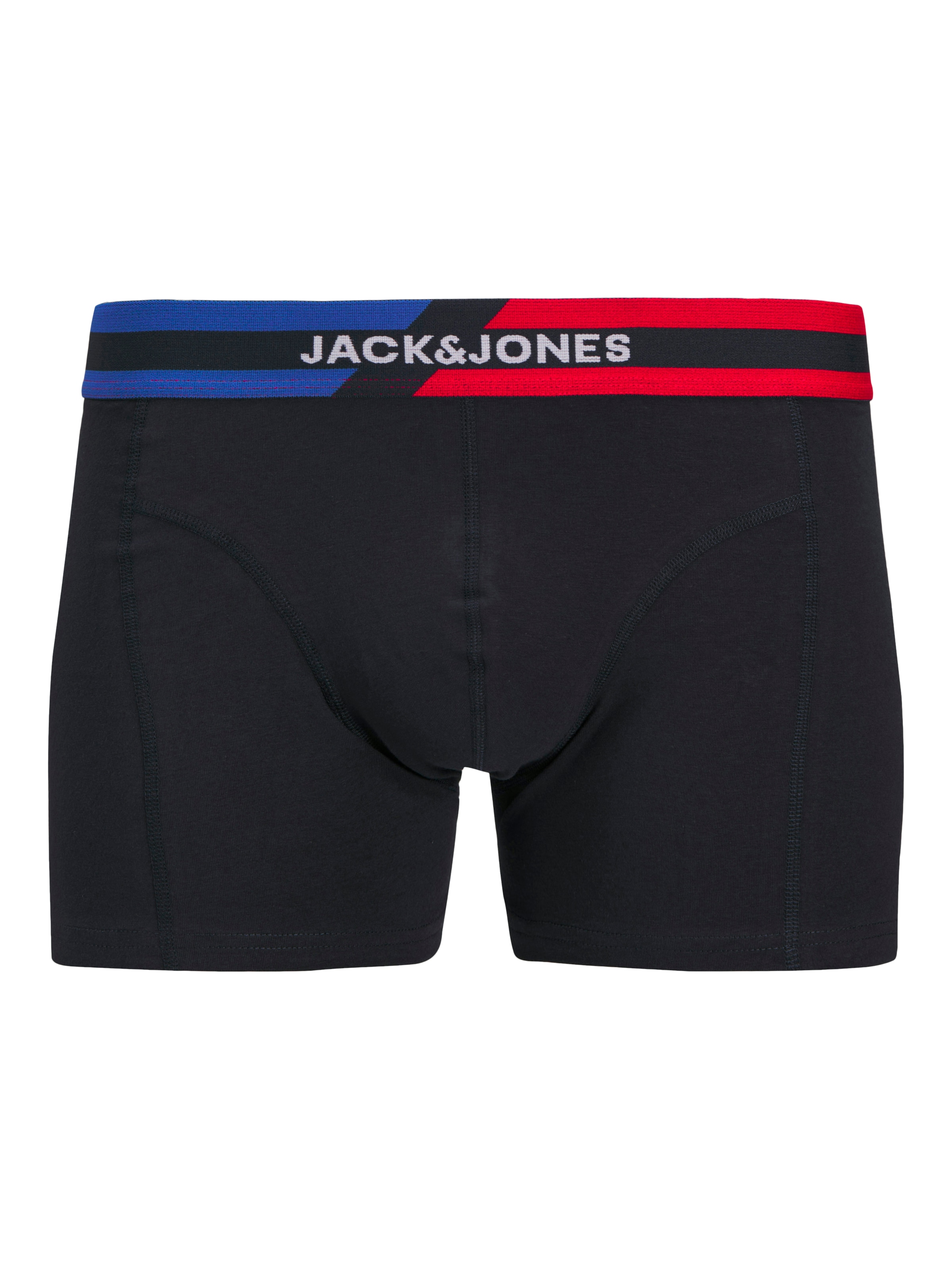 Jack & Jones Trunk »JACSTEVE SOLID TRUNKS 3 PACK SN«, (3 St.), mit Logo Schriftzug