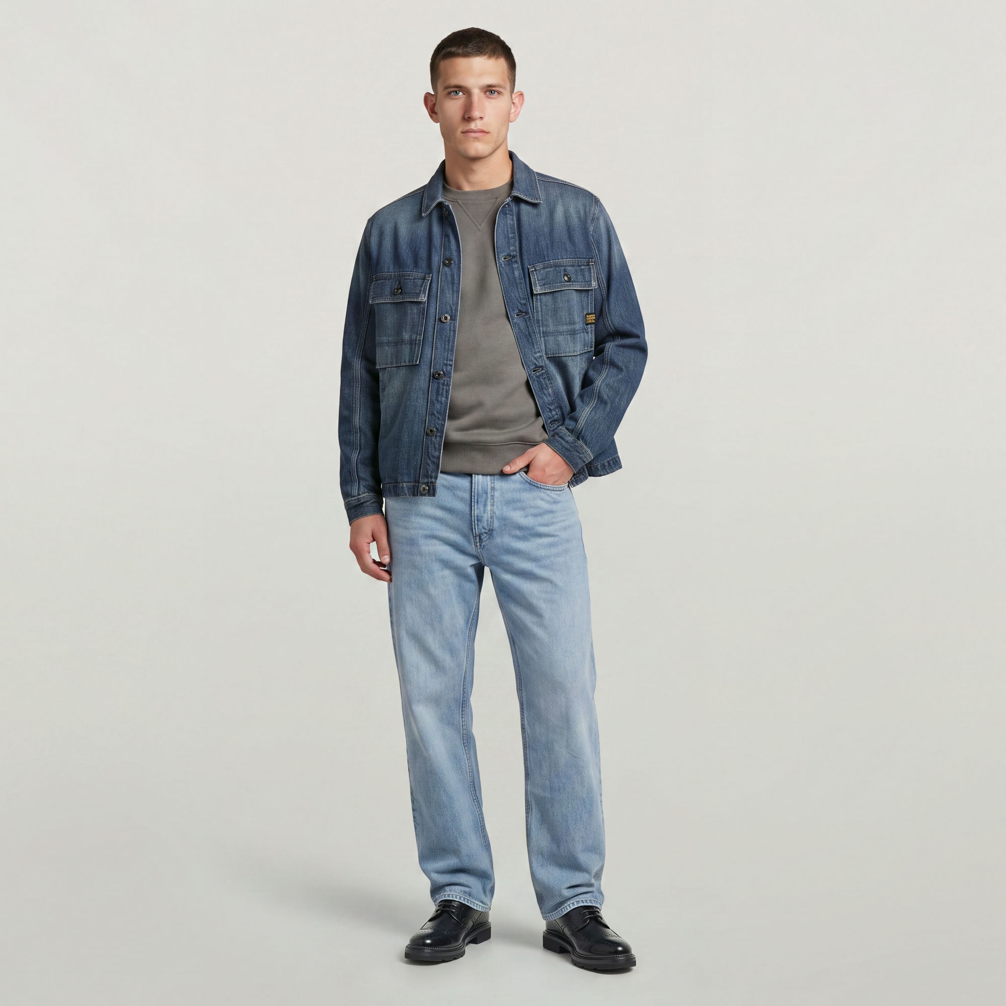 G-STAR 5-Pocket-Jeans »Deeggie Relaxed Straight Jeans«