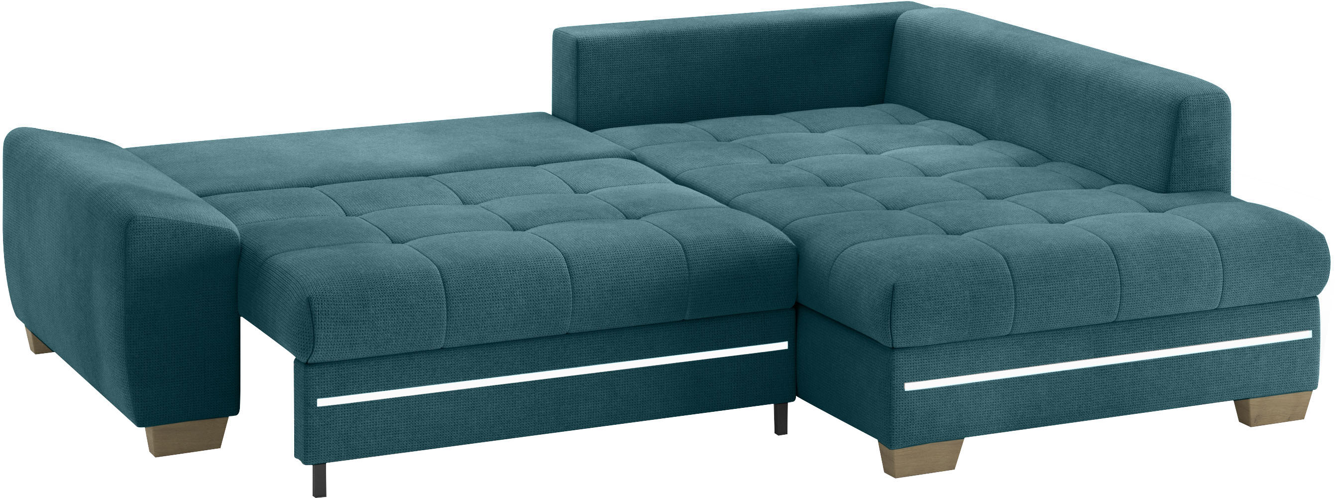 Thumbnail - Mr. Couch Ecksofa "Nikita II, L-Form", mit Kaltschaum, RGB-LED Beleuchtung, wahlweise mit Bett, Bettkasten