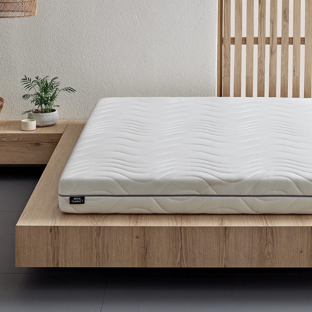 Yatas Bedding Komfortschaummatratze »Royal Comfort 7 Slim, Matratze 90x200, 140x200 cm & weitere Größen«, 18 cm hoch, Raumgewicht: 28 kg/m³, (1 St., 1-tlg.), 7-Zonen, H3, wendbar ergonomisch, atmungsaktiv