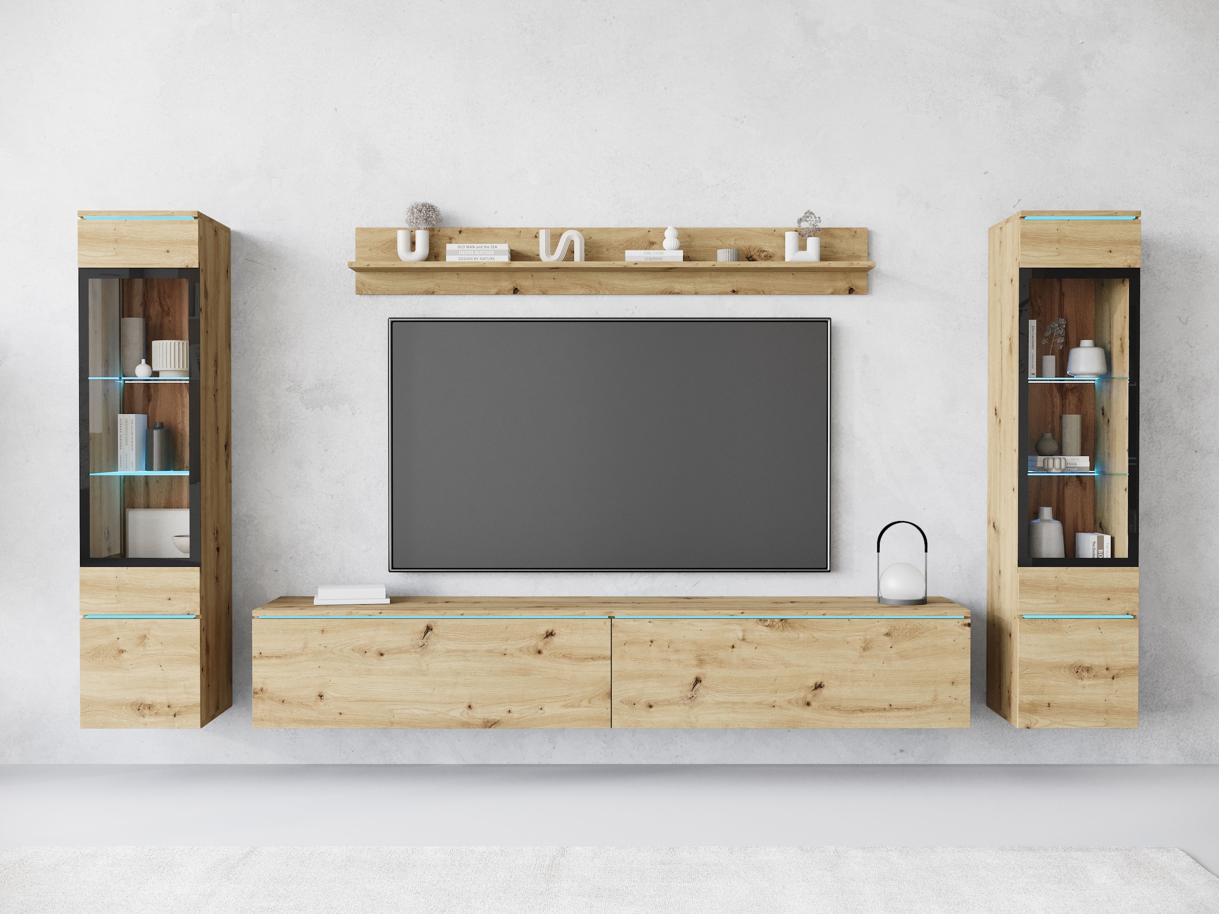 INOSIGN Wohnwand "VERA II" Komplett-Set, 4 Stk. tlg. günstig online kaufen