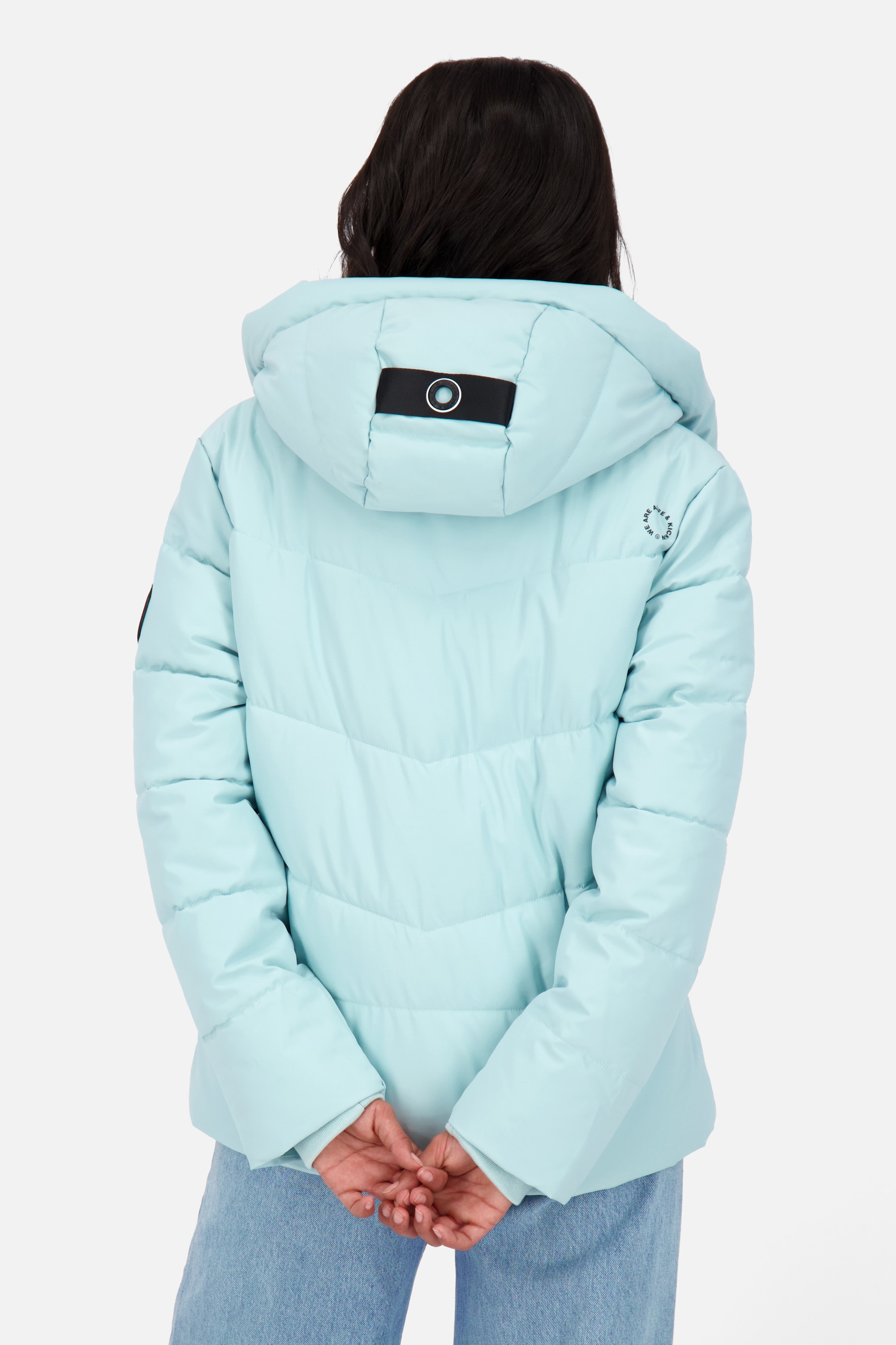 River island store blue puffer jacket