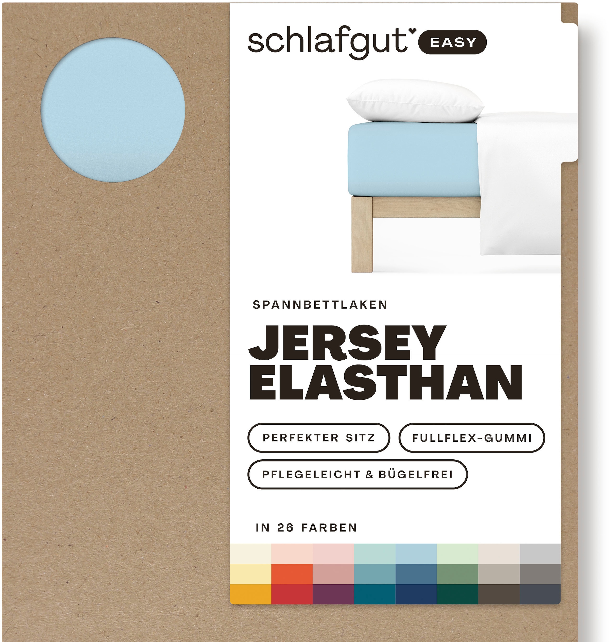 Schlafgut Spannbettlaken »EASY Jersey Elasthan« MADE IN GREEN by OEKO-TEX®